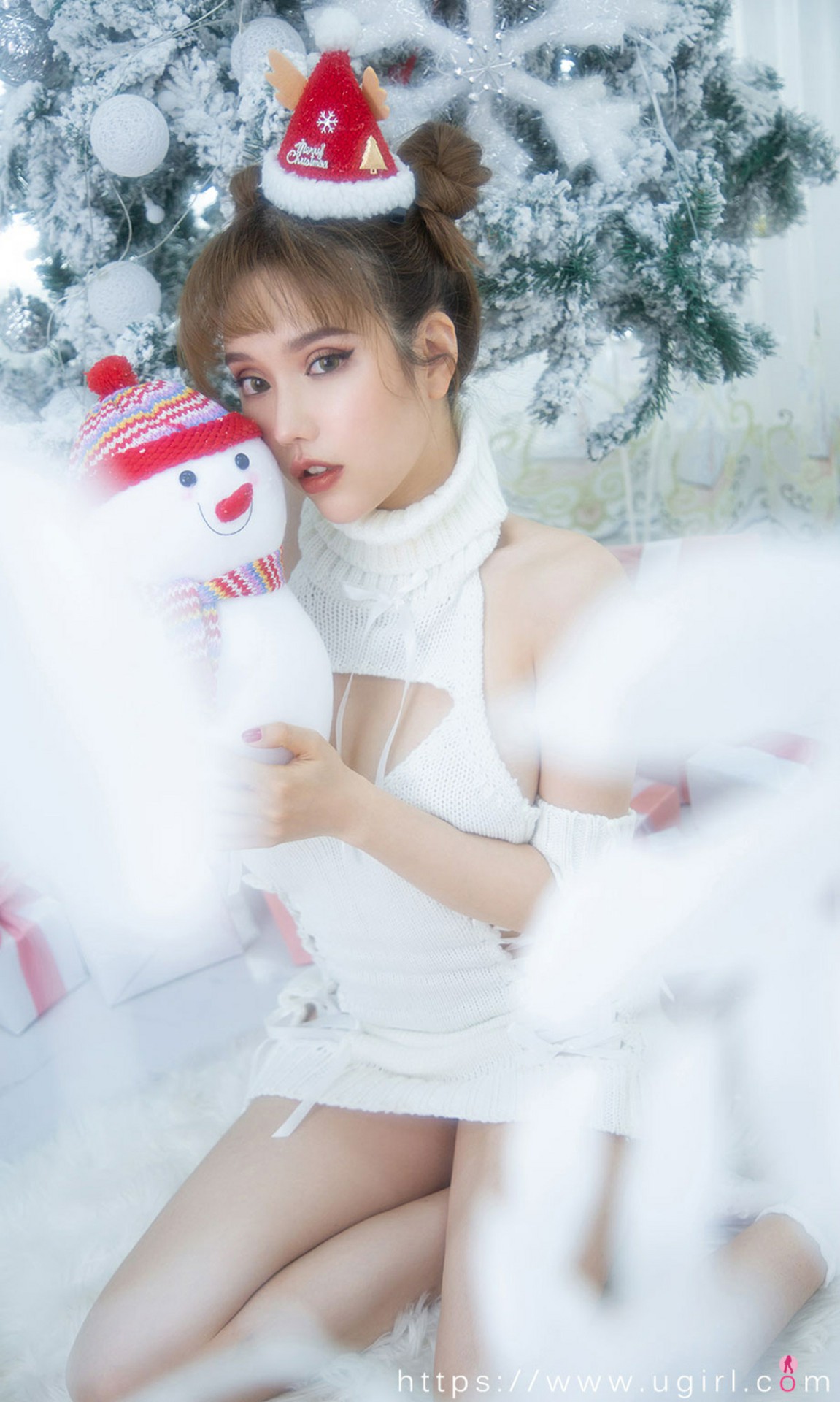 [Ugirls尤果网]爱尤物专辑 No.1987 妮小妖 双色圣诞1 