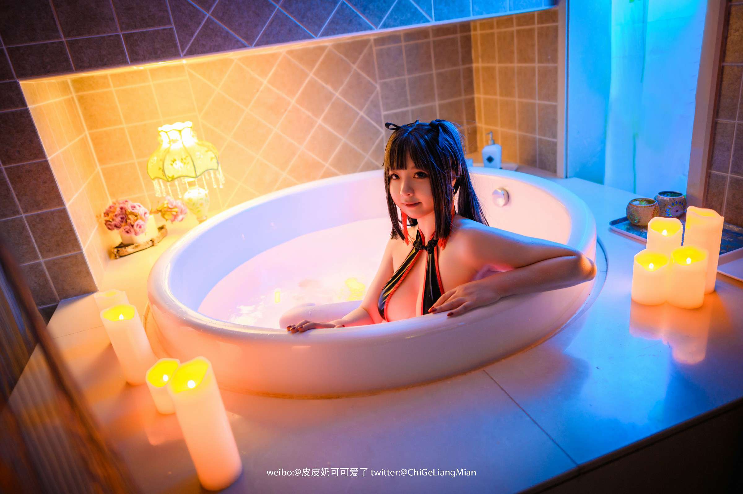 [COSER美女]皮皮奶 – 浴缸1 
