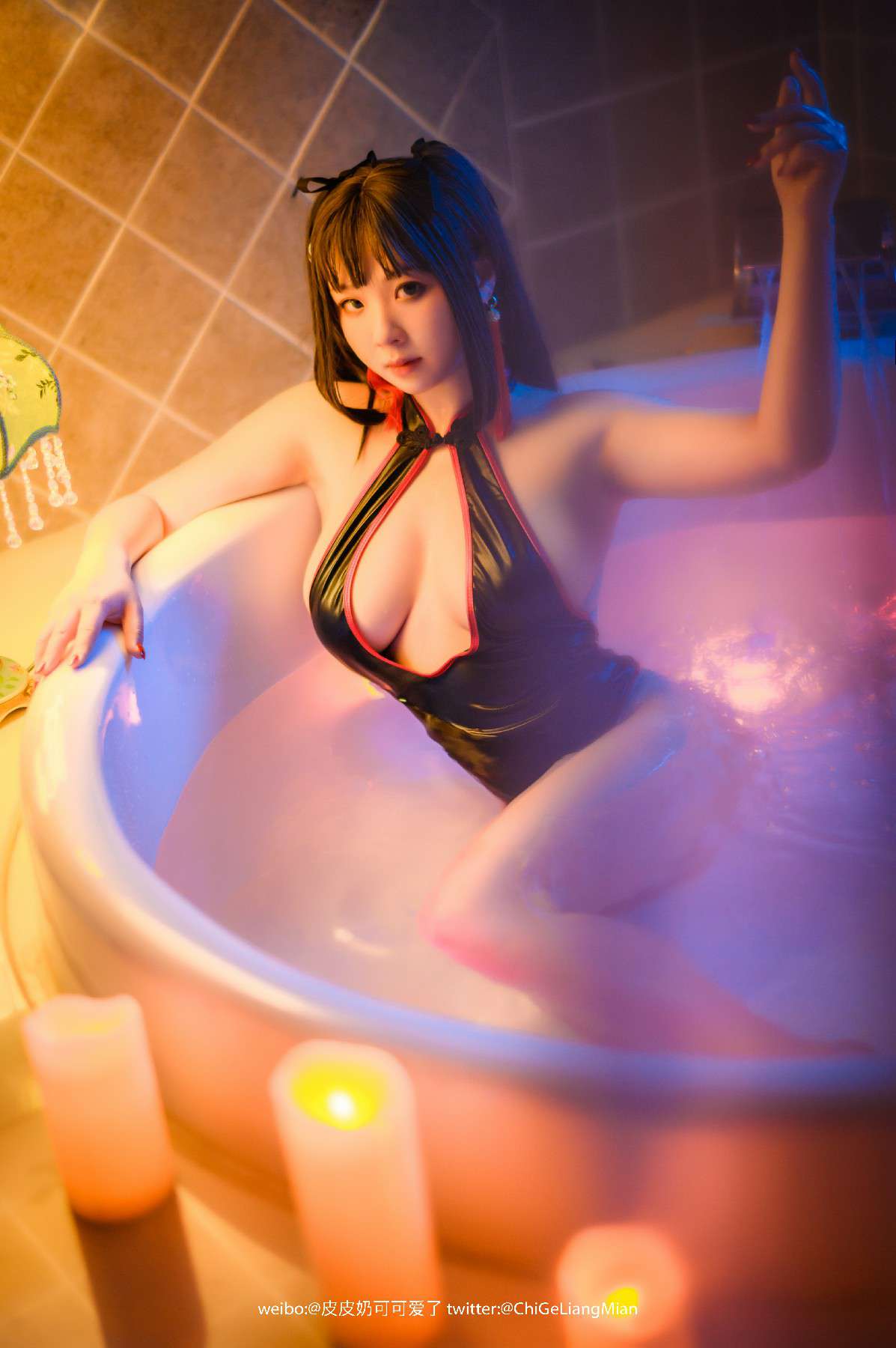 [COSER美女]皮皮奶 – 浴缸3 