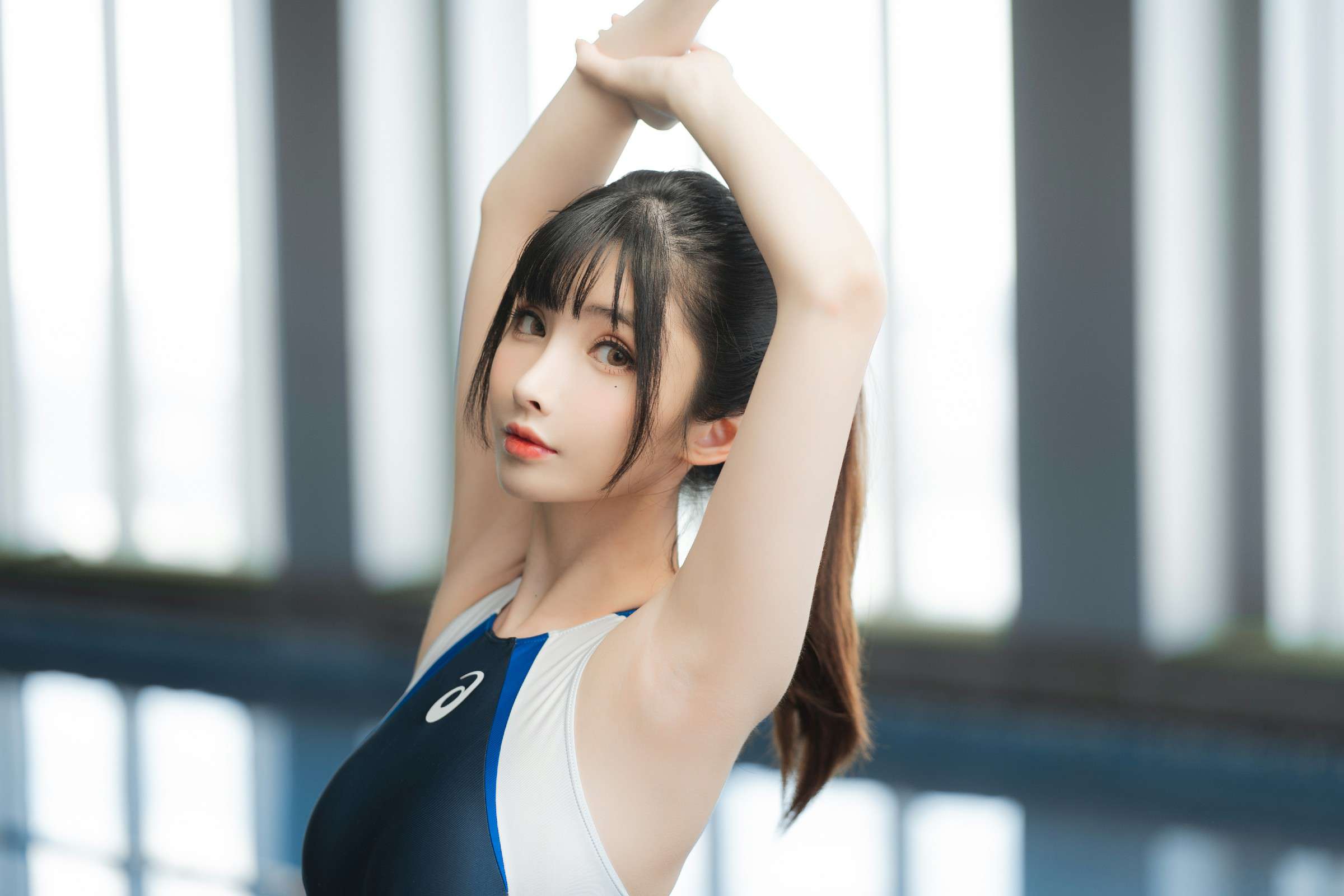 [COSER美女]rioko凉凉子 – 游泳部学姐的特训时间3 