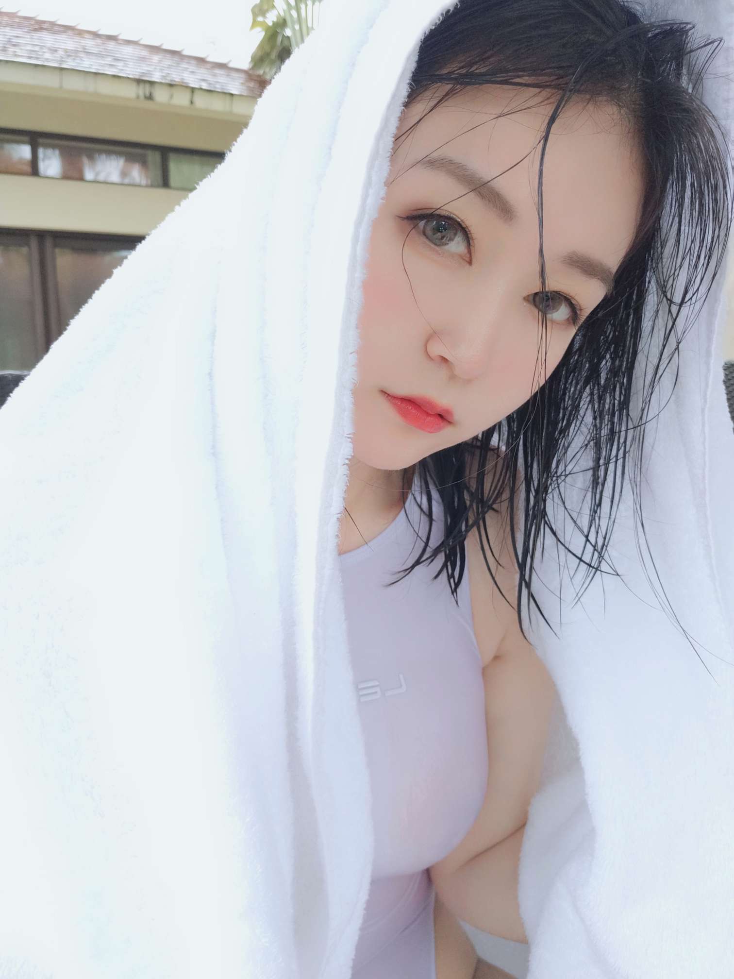 [COSER美女]小姐姐白银 – 白色竞泳3 