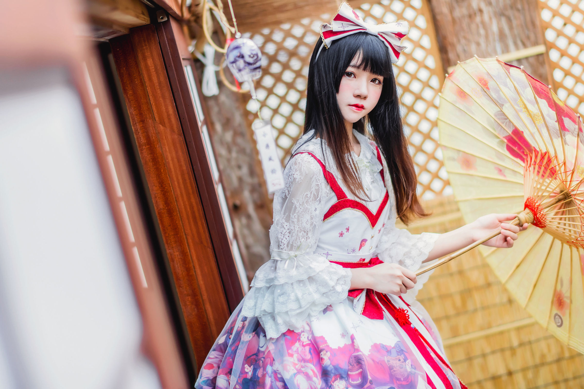 [网红COSER] 桜桃喵 - 和风lolita  写真套图2 