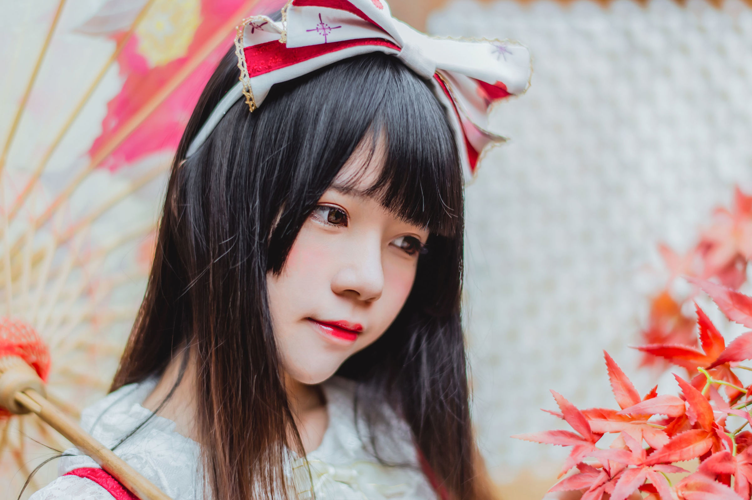 [网红COSER] 桜桃喵 - 和风lolita  写真套图3 