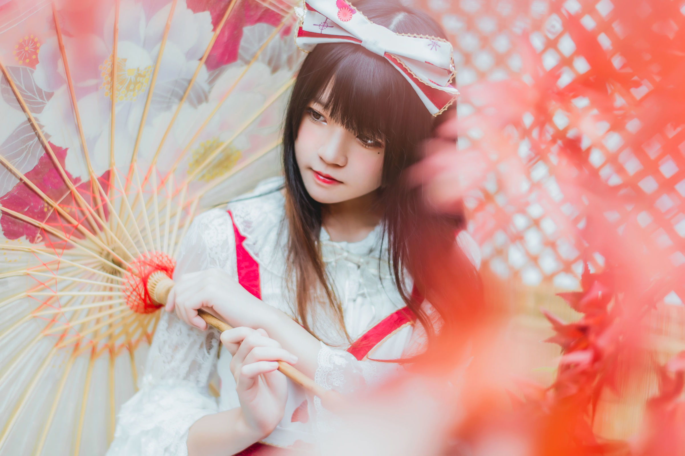 [网红COSER] 桜桃喵 - 和风lolita  写真套图1 