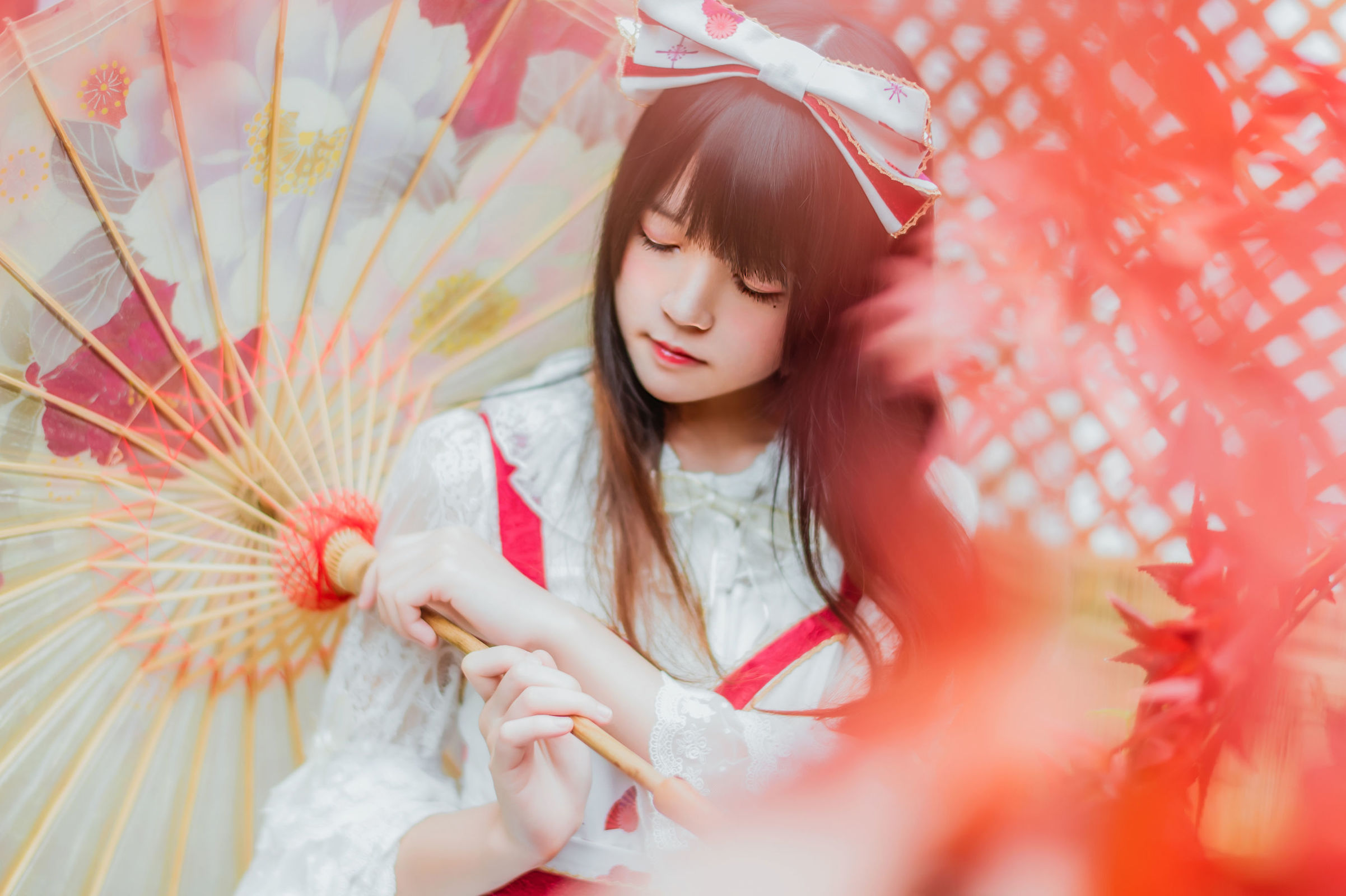 [网红COSER] 桜桃喵 - 和风lolita  写真套图2 