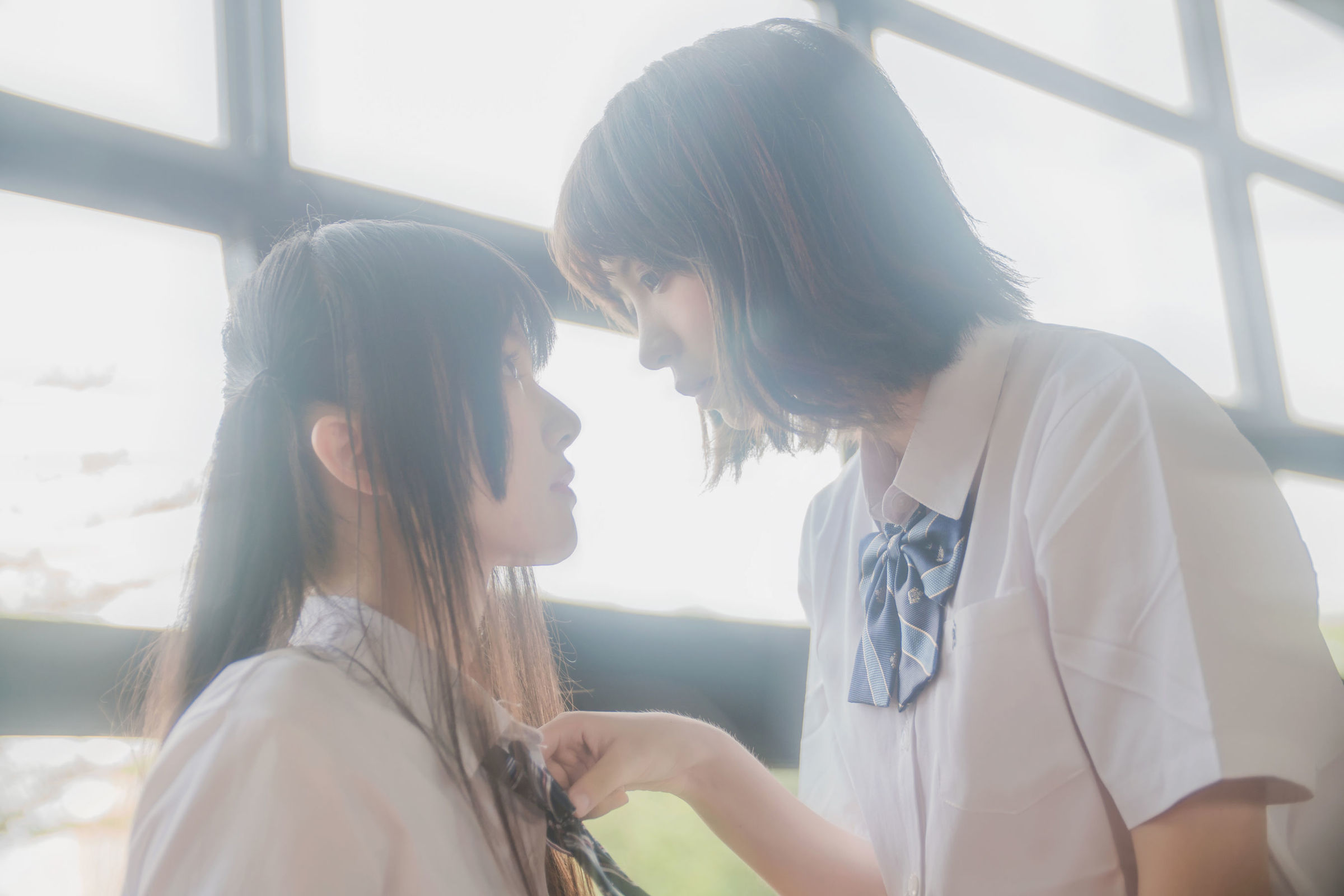 [COSER] 桜桃喵&疯猫ss – JK百合1 COS写真套图4 