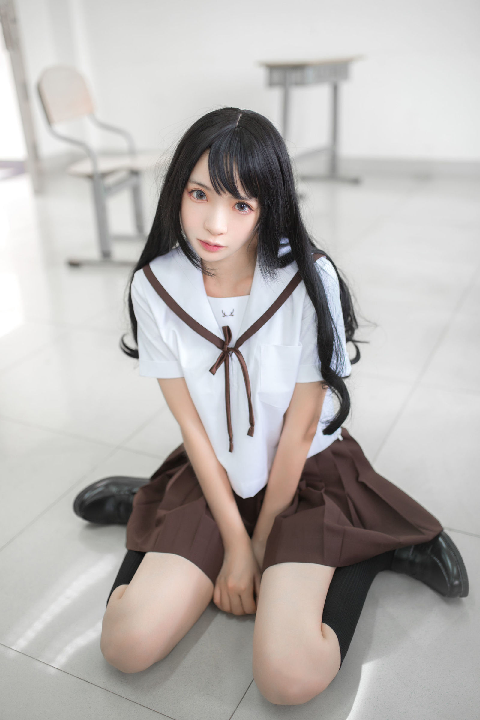 [COSER] 疯猫ss - 水手服和睡衣 写真套图4 