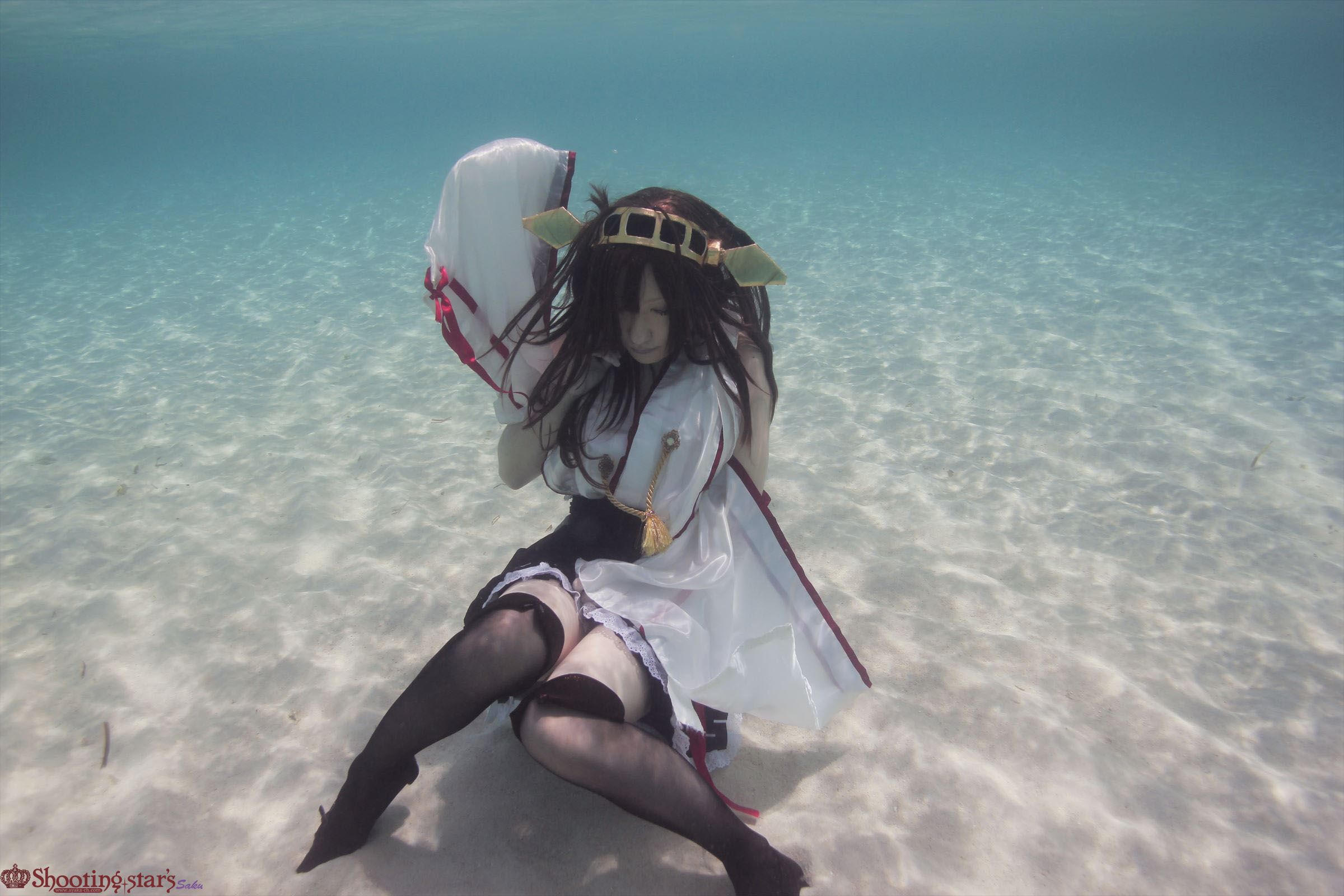 taotuhome[Cospley套图] Sexy Kongou from Kantai Collection under the water 之水下系列第70张