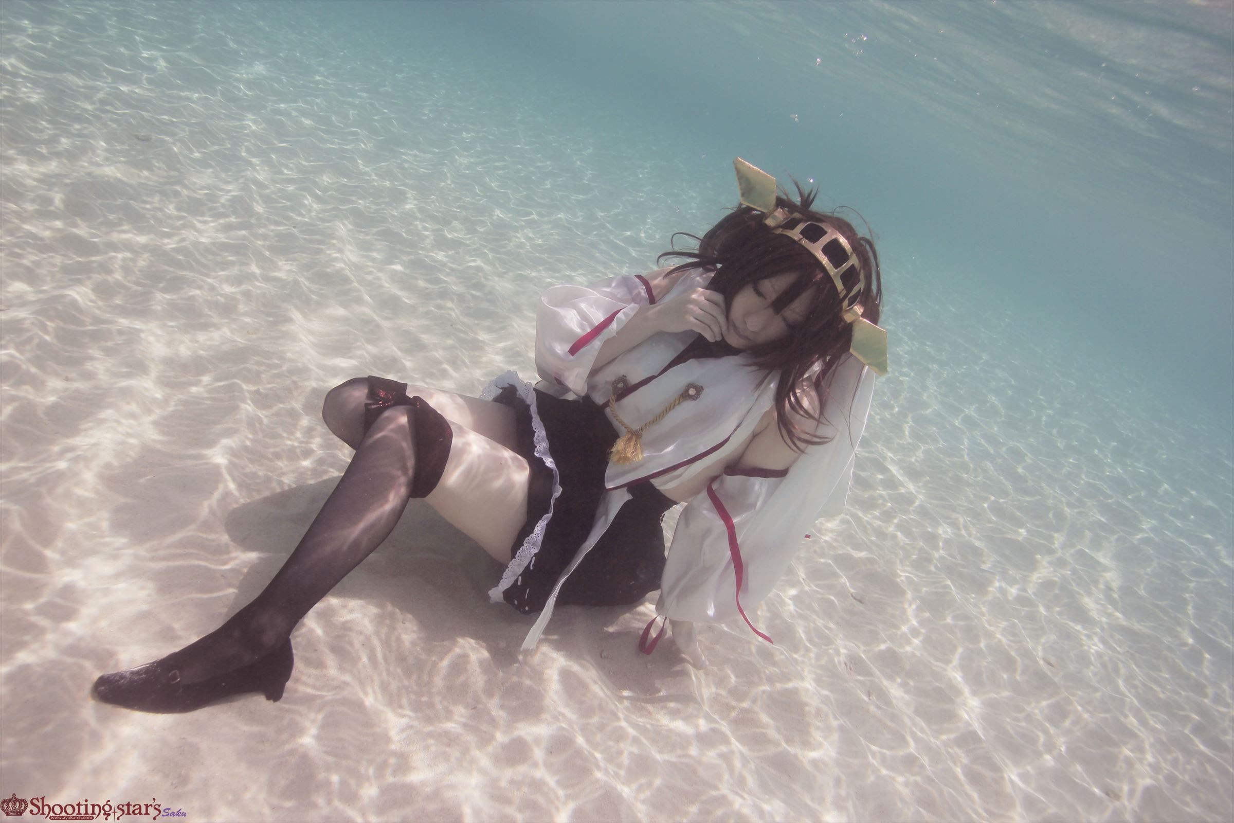 taotuhome[Cospley套图] Sexy Kongou from Kantai Collection under the water 之水下系列第47张