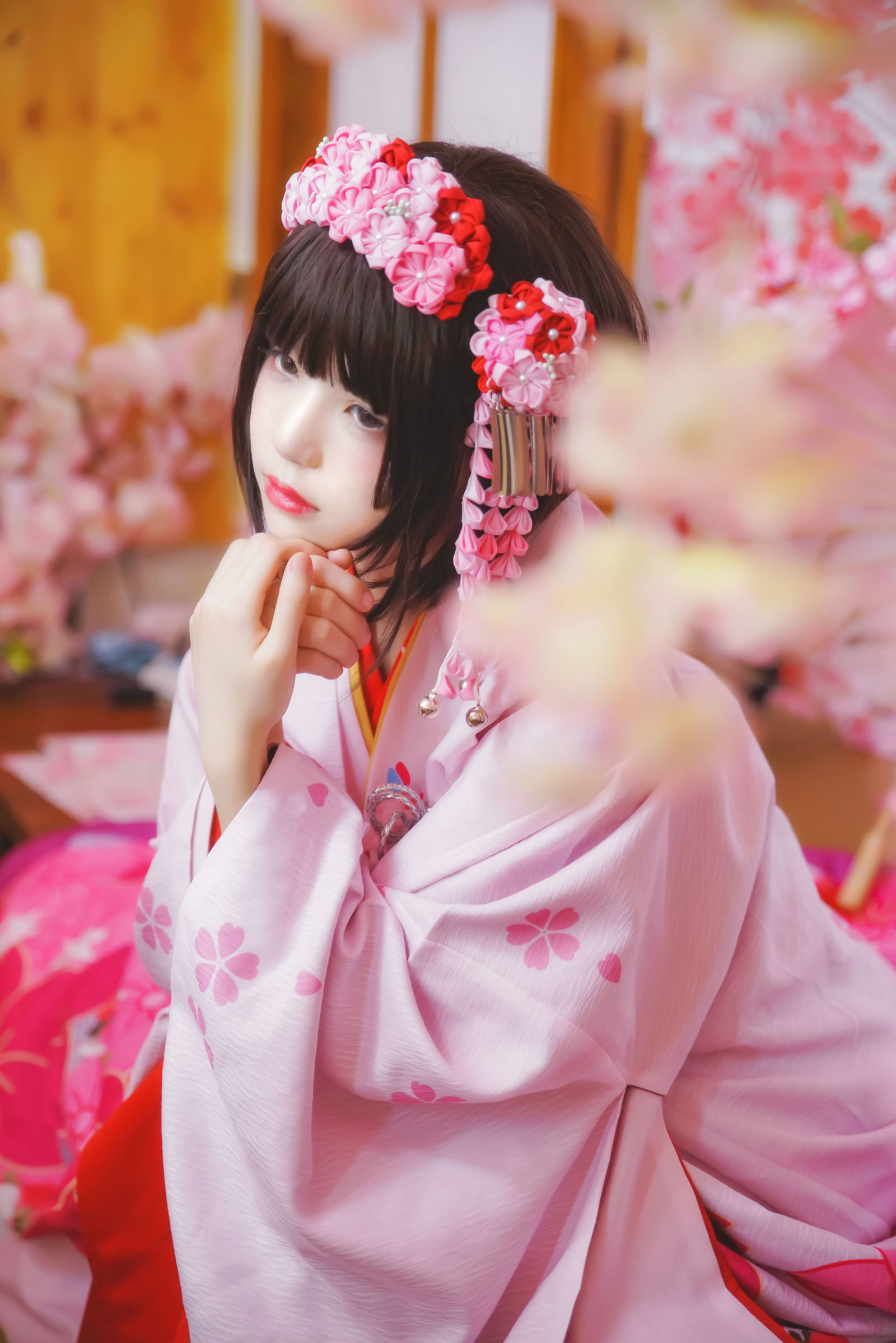 taotuhome[网红COSER] 桜桃喵 - (加藤惠)和服COS系列  写真套图第8张