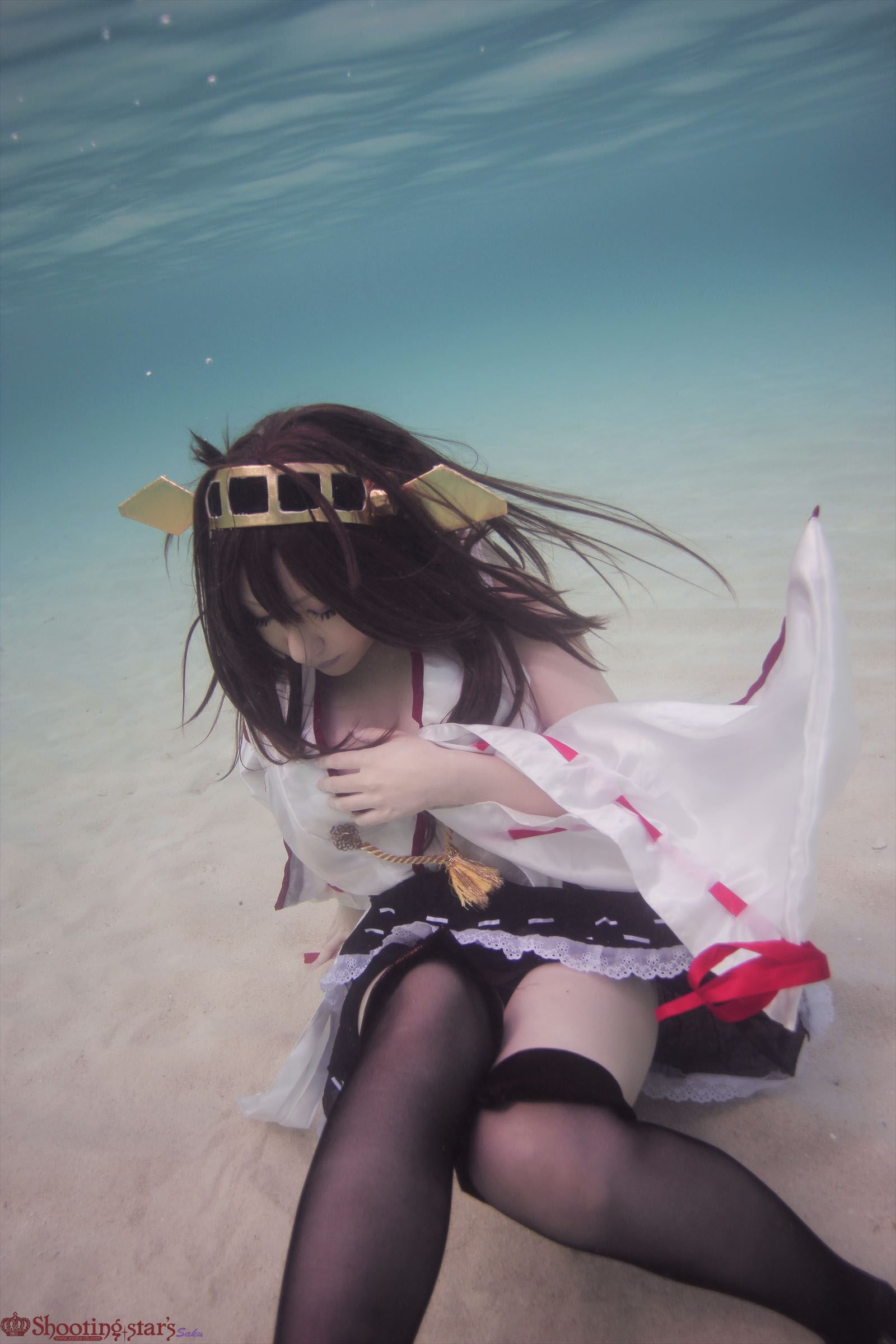 taotuhome[Cospley套图] Sexy Kongou from Kantai Collection under the water 之水下系列第24张
