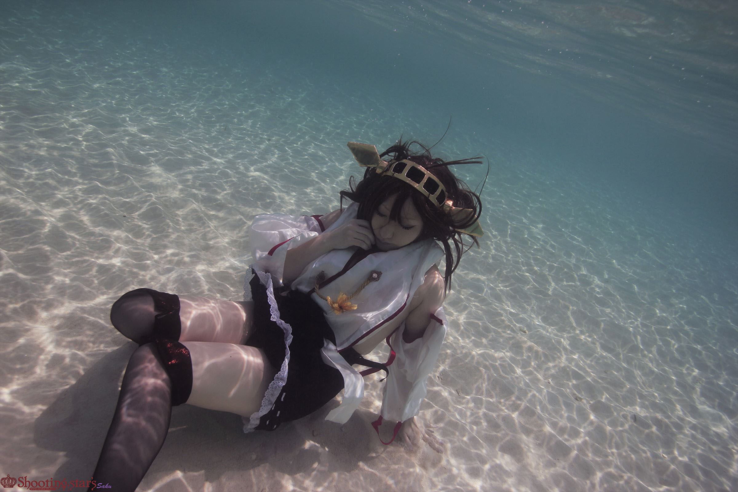 taotuhome[Cospley套图] Sexy Kongou from Kantai Collection under the water 之水下系列第46张