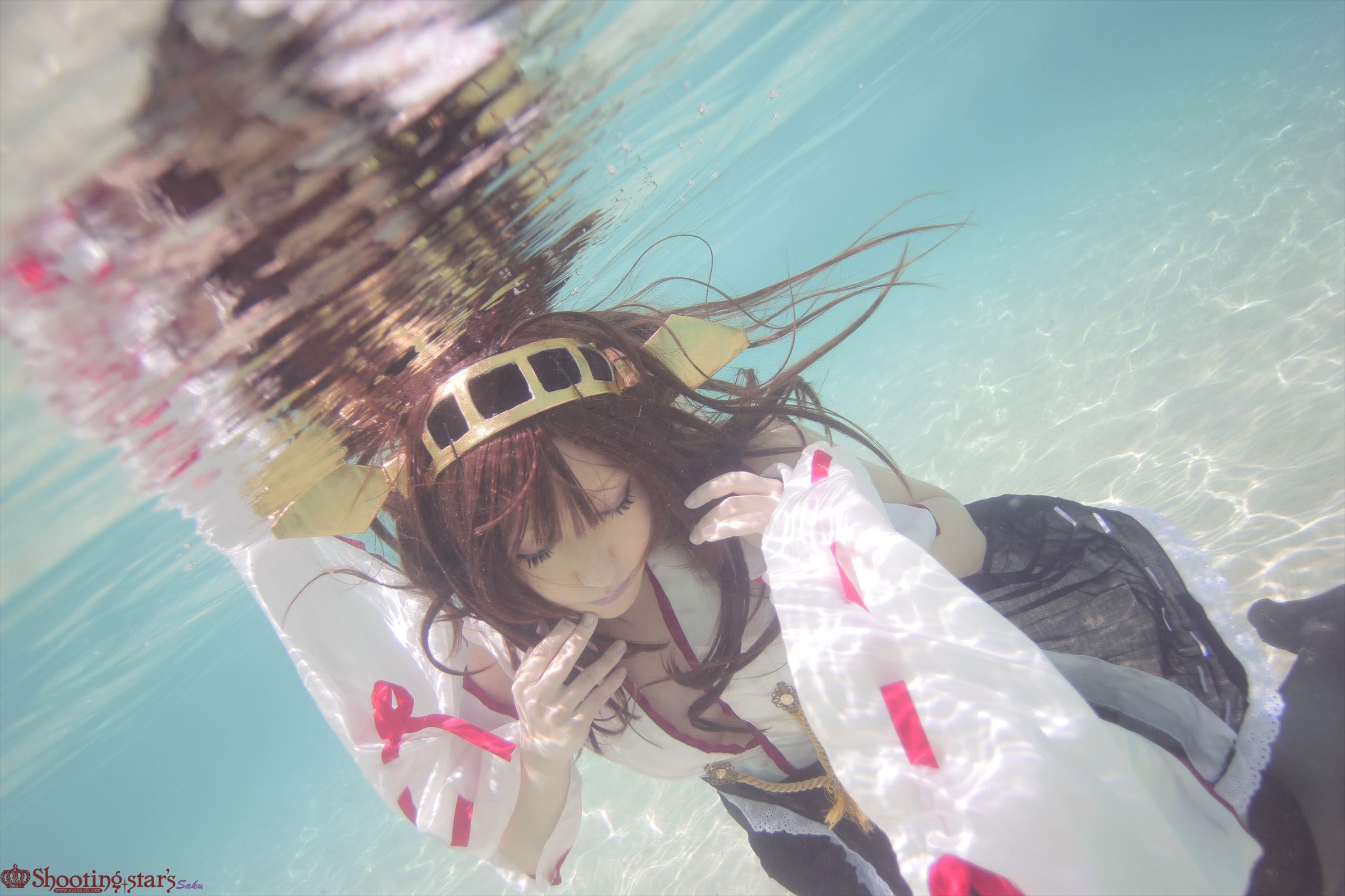 taotuhome[Cospley套图] Sexy Kongou from Kantai Collection under the water 之水下系列第17张
