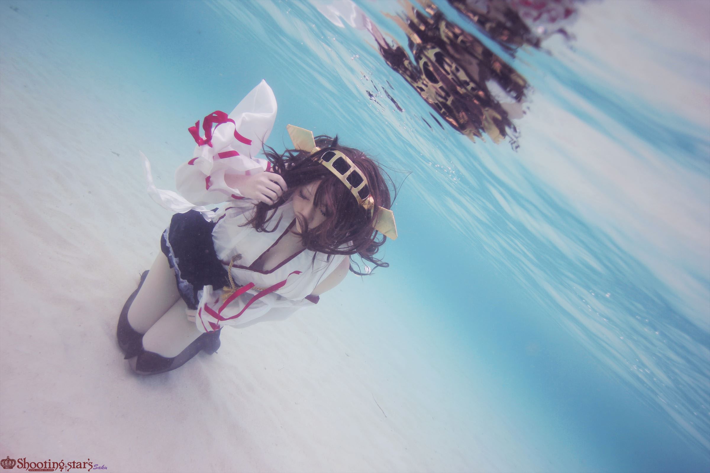 taotuhome[Cospley套图] Sexy Kongou from Kantai Collection under the water 之水下系列第33张