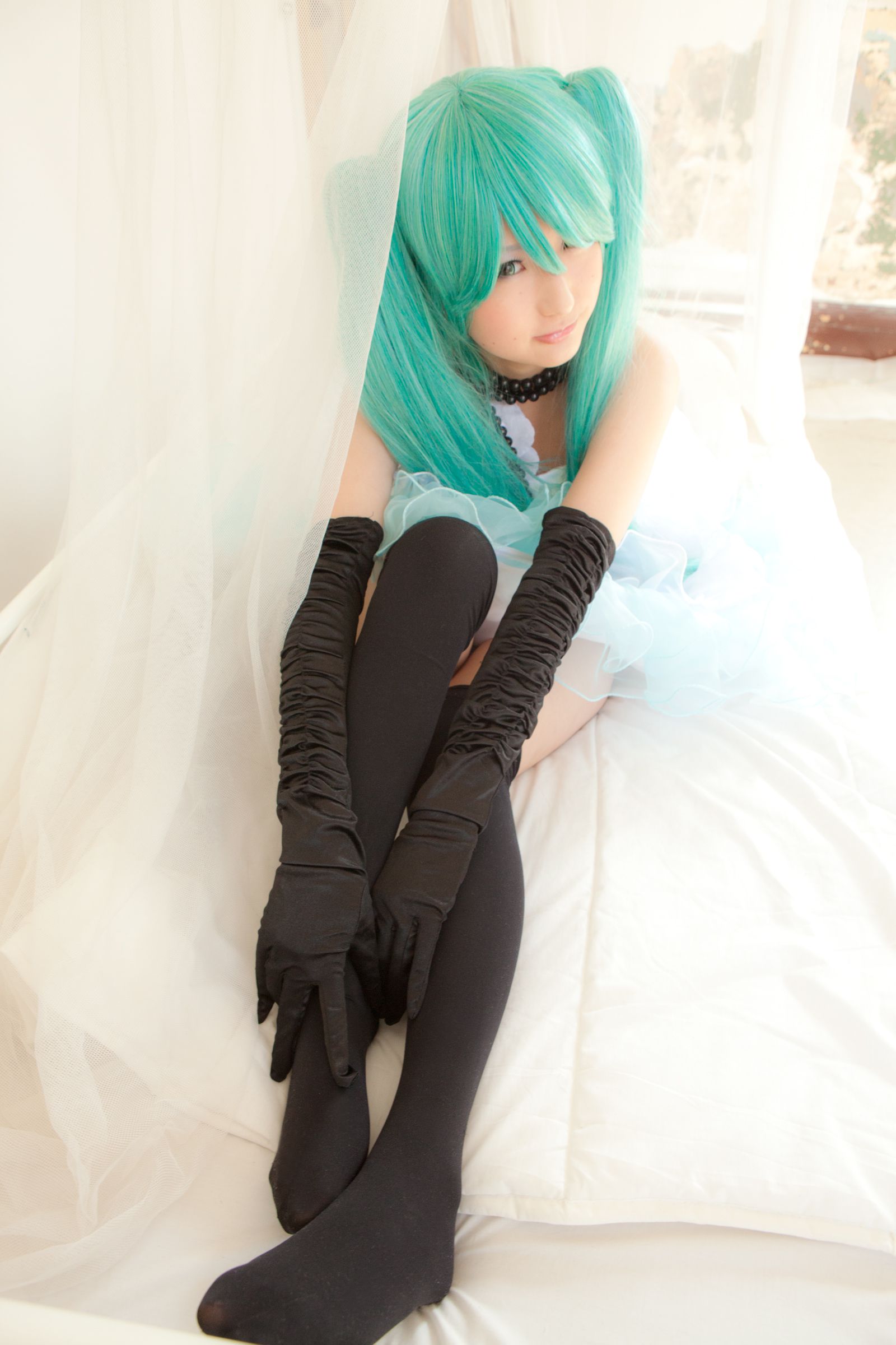 taotuhome[Cospaly] 绿发美少女coser-Vocaloid - Beautiful Hatsune Miku 套图第35张
