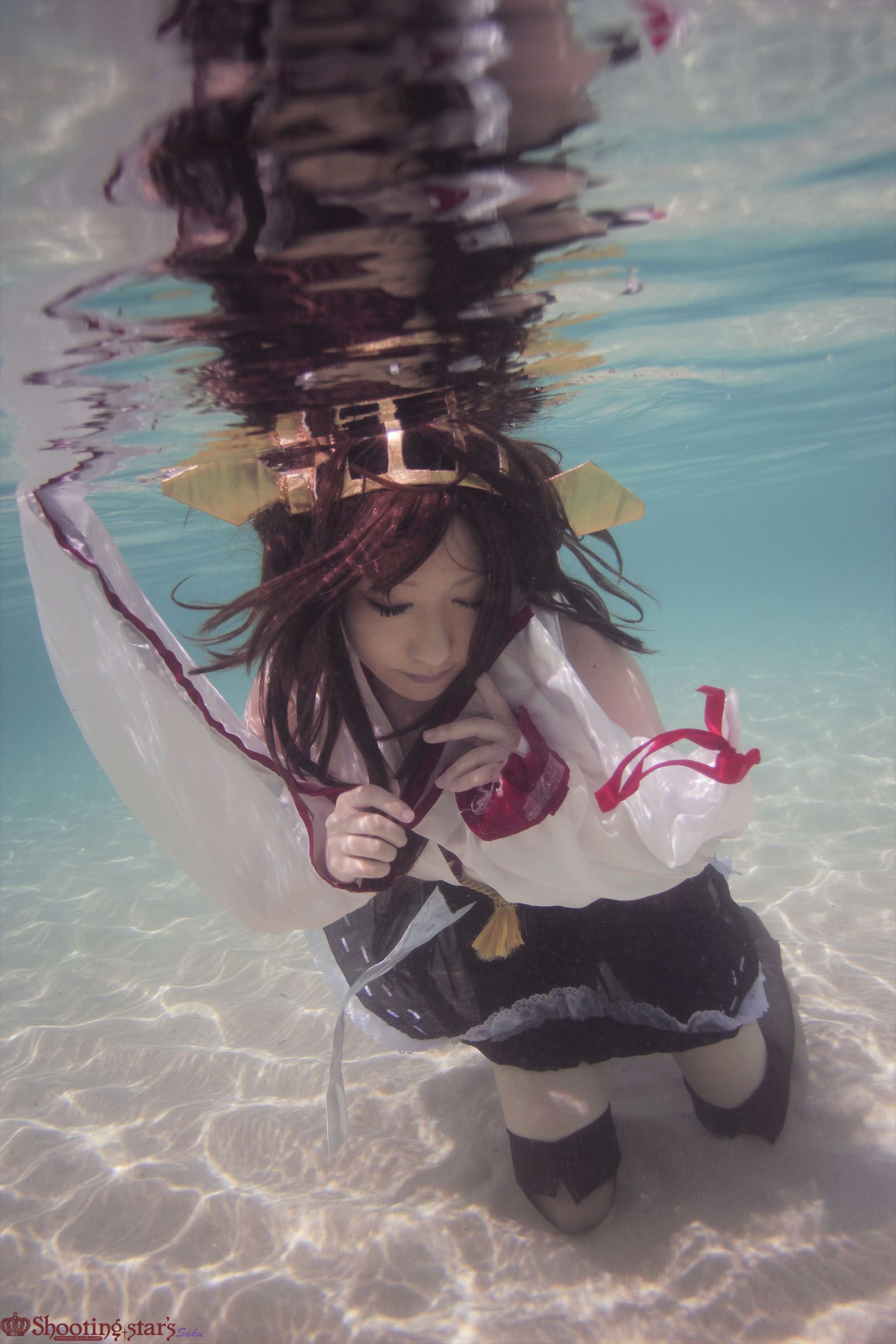 taotuhome[Cospley套图] Sexy Kongou from Kantai Collection under the water 之水下系列第3张