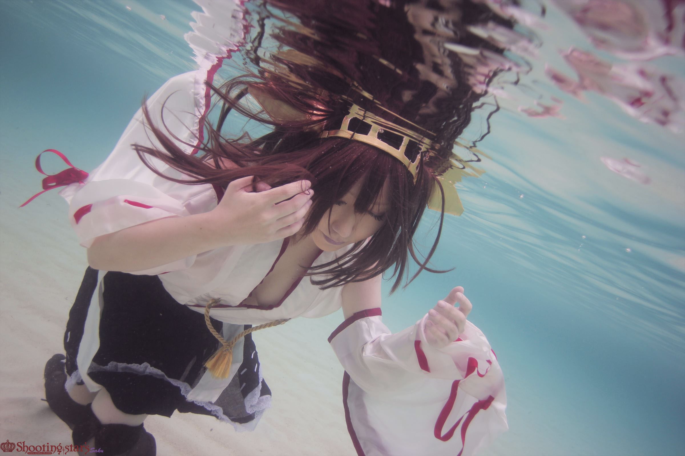 taotuhome[Cospley套图] Sexy Kongou from Kantai Collection under the water 之水下系列第30张