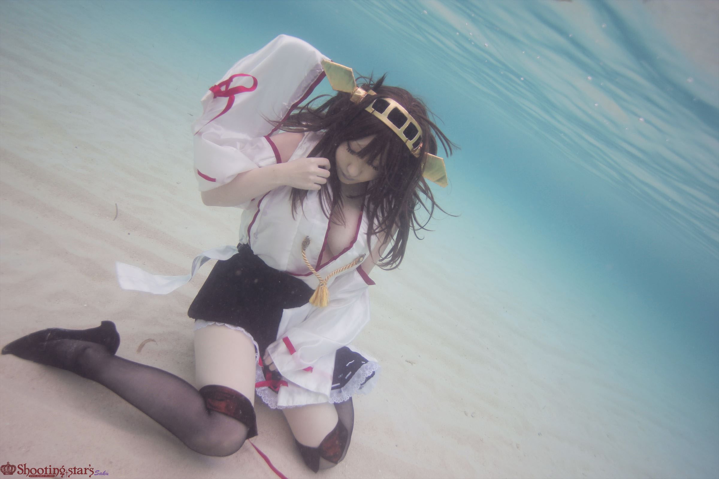 taotuhome[Cospley套图] Sexy Kongou from Kantai Collection under the water 之水下系列第32张