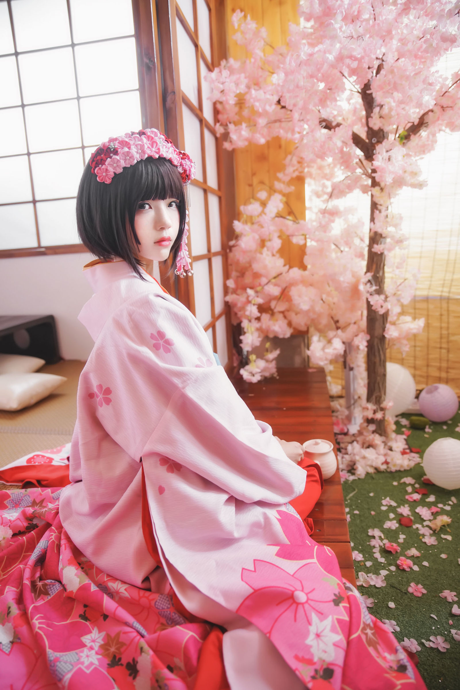 taotuhome[网红COSER] 桜桃喵 - (加藤惠)和服COS系列  写真套图第9张