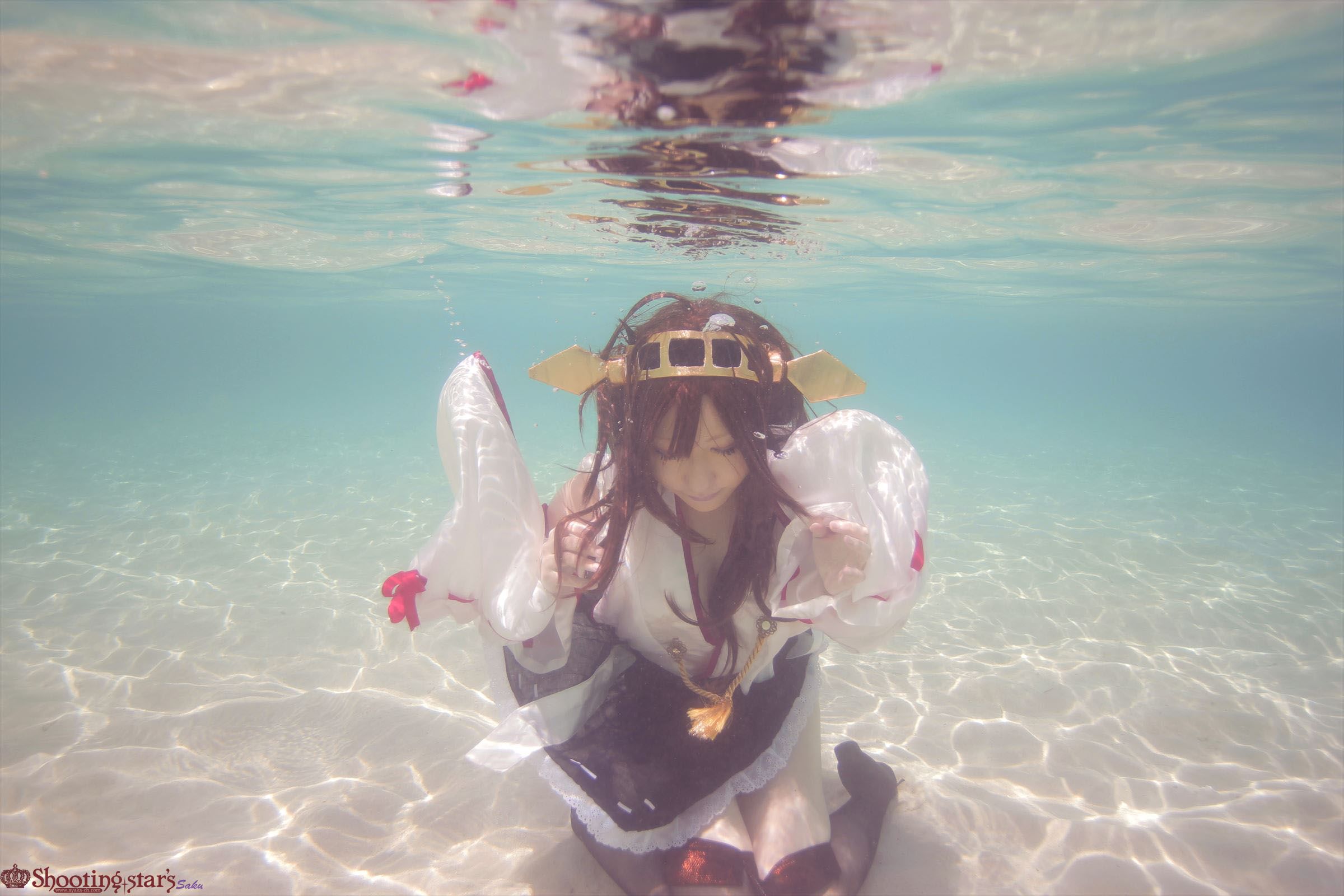 taotuhome[Cospley套图] Sexy Kongou from Kantai Collection under the water 之水下系列第15张