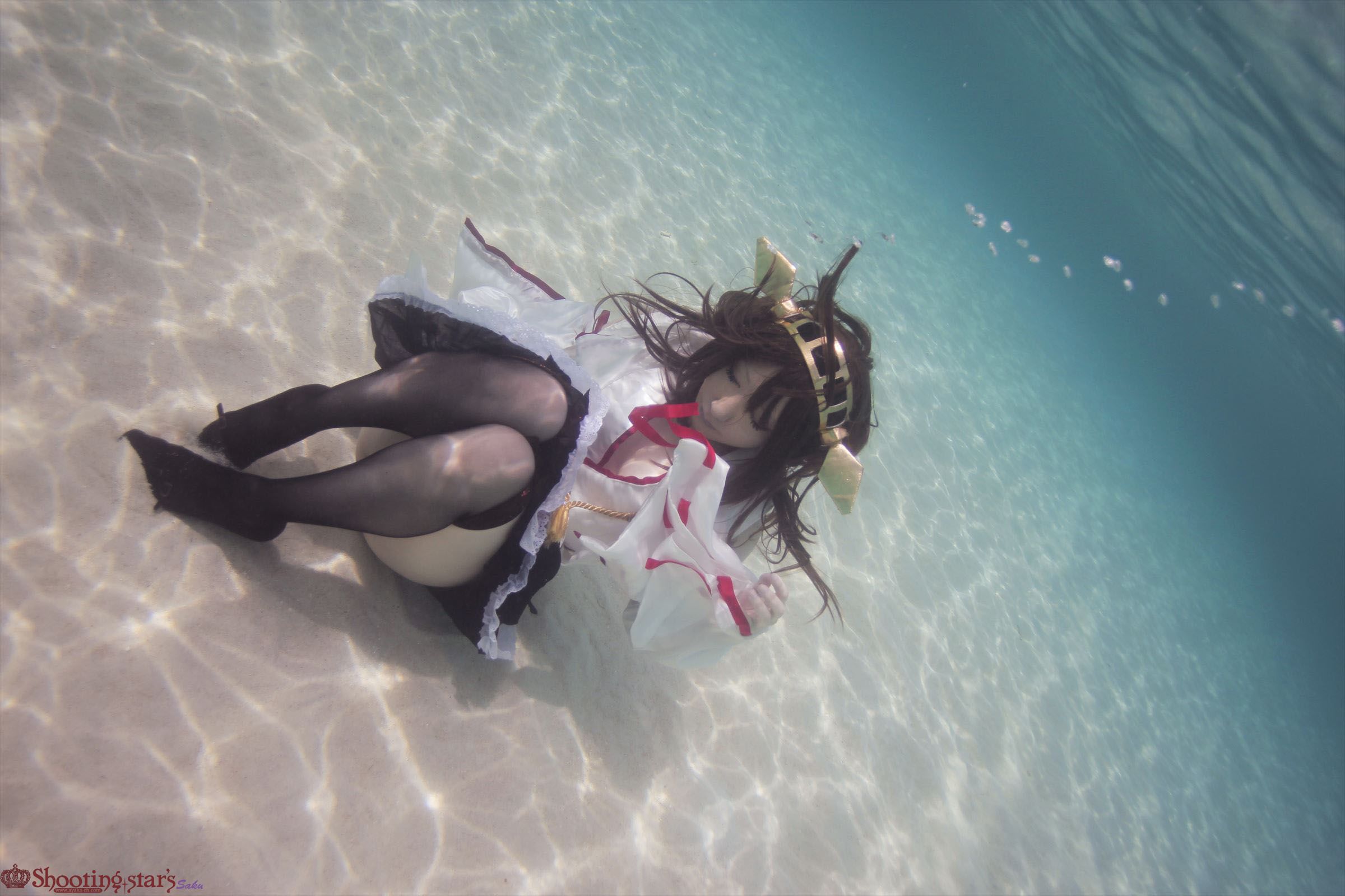 taotuhome[Cospley套图] Sexy Kongou from Kantai Collection under the water 之水下系列第42张