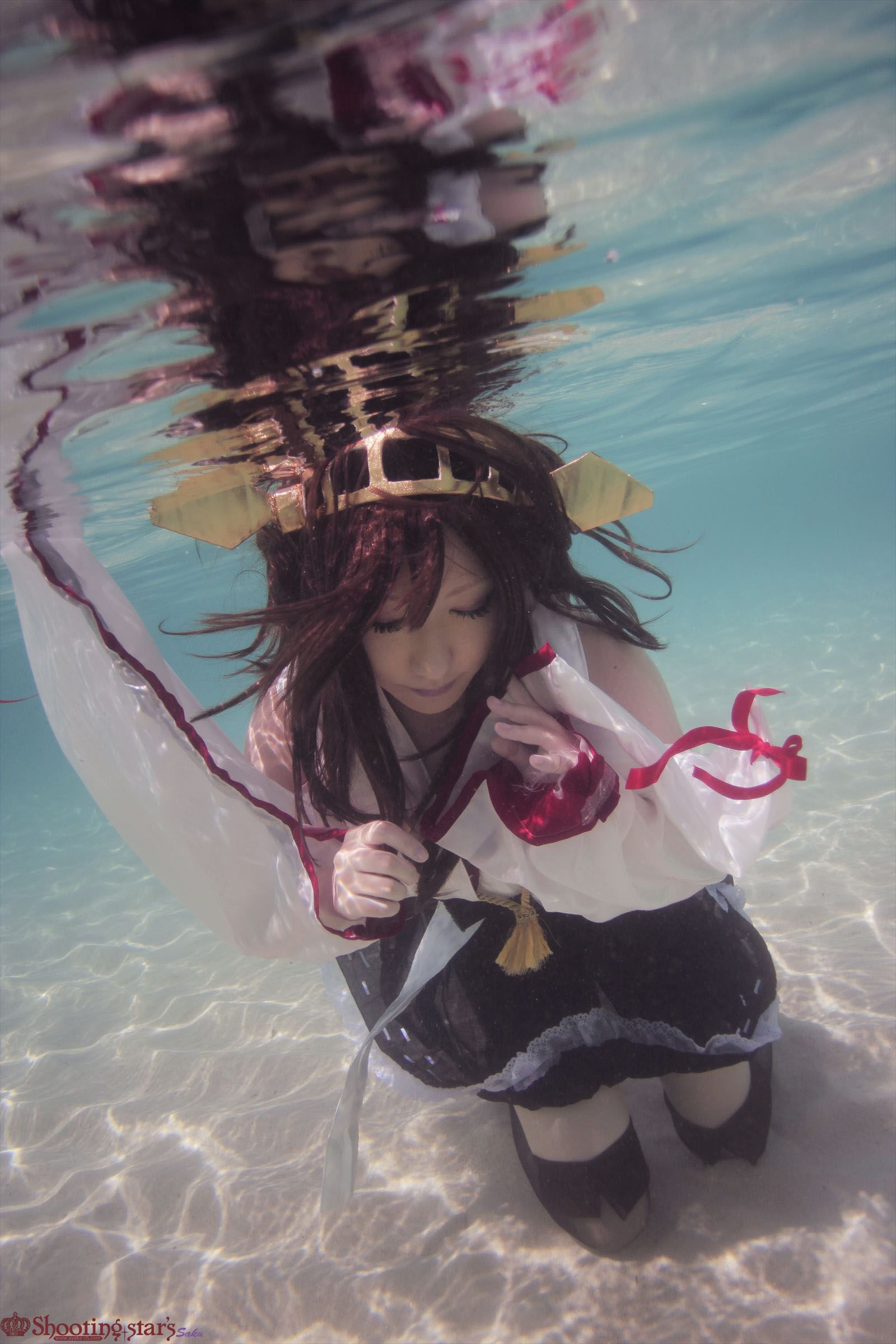 taotuhome[Cospley套图] Sexy Kongou from Kantai Collection under the water 之水下系列第4张