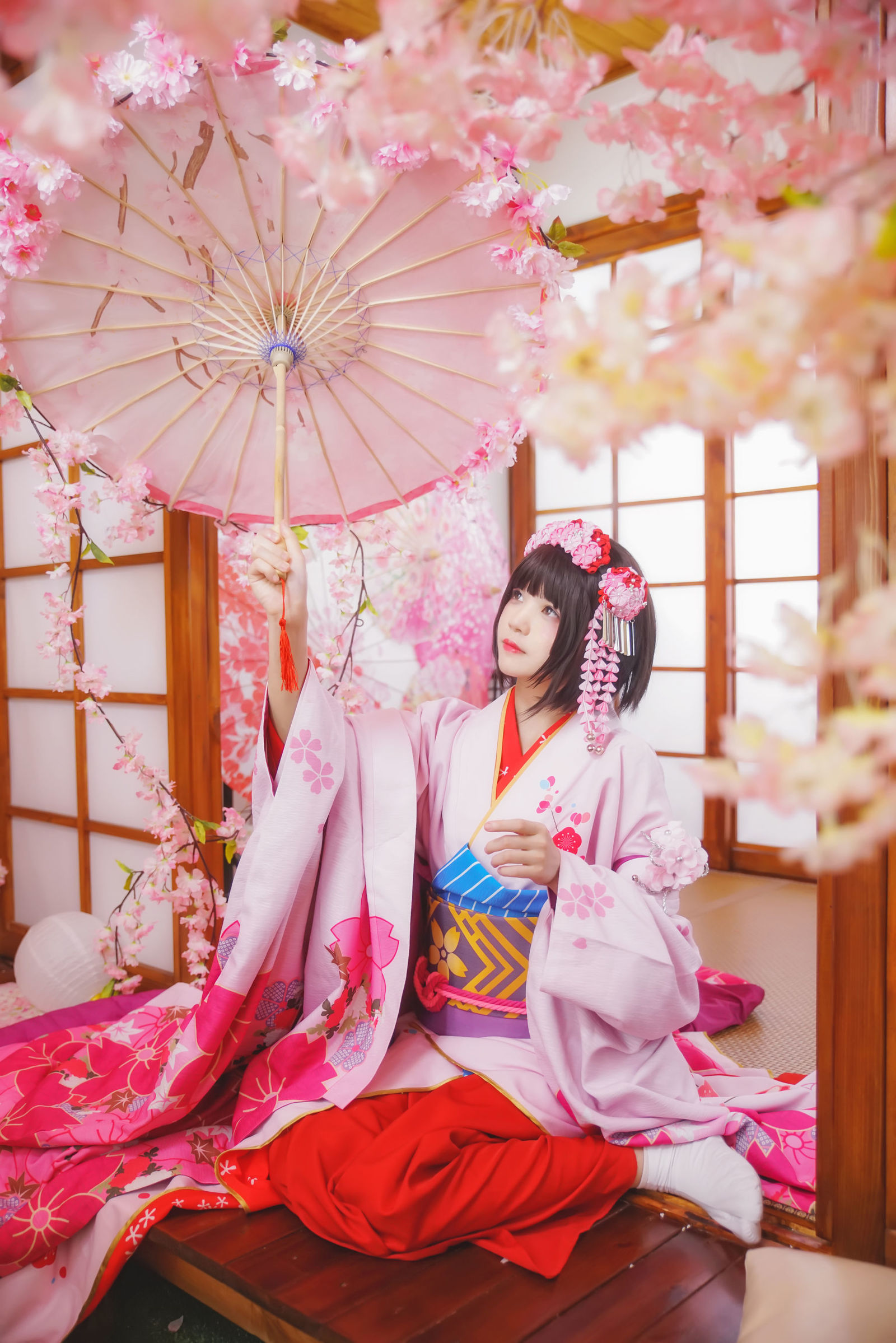 taotuhome[网红COSER] 桜桃喵 - (加藤惠)和服COS系列  写真套图第3张