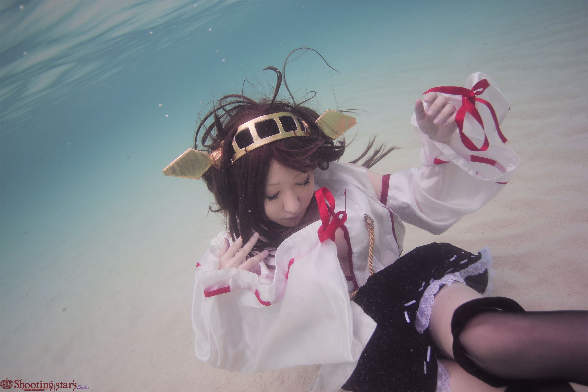 taotuhome[Cospley套图] Sexy Kongou from Kantai Collection under the water 之水下系列第28张
