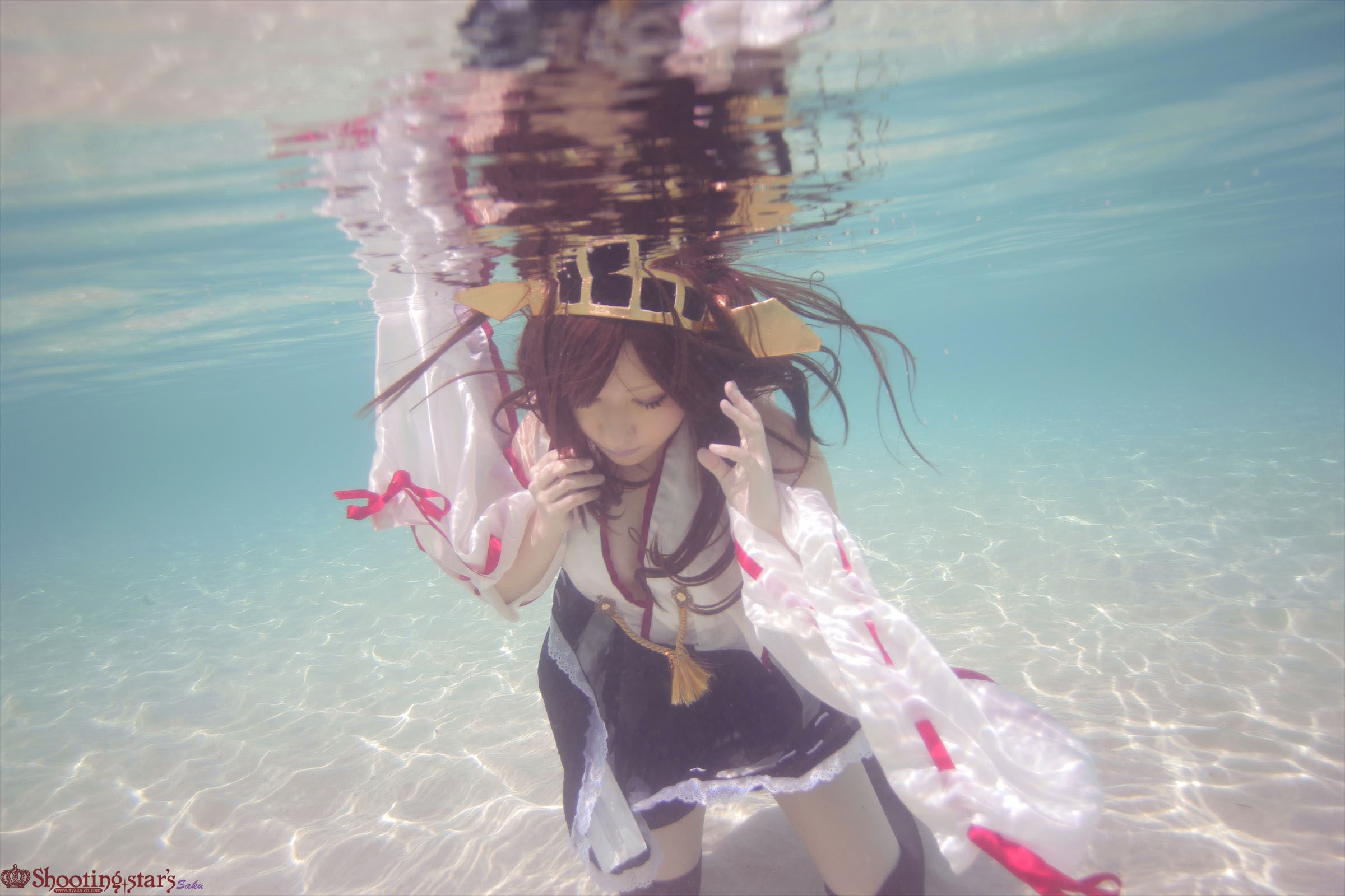 taotuhome[Cospley套图] Sexy Kongou from Kantai Collection under the water 之水下系列第16张