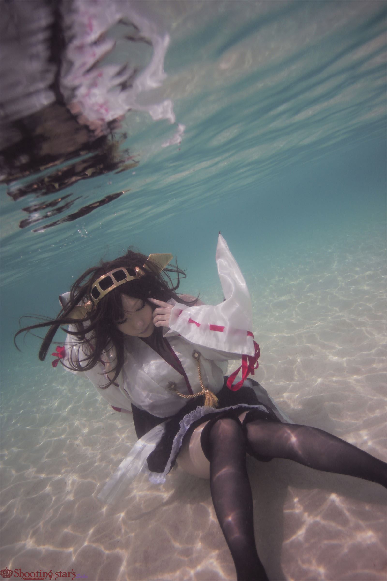taotuhome[Cospley套图] Sexy Kongou from Kantai Collection under the water 之水下系列第13张