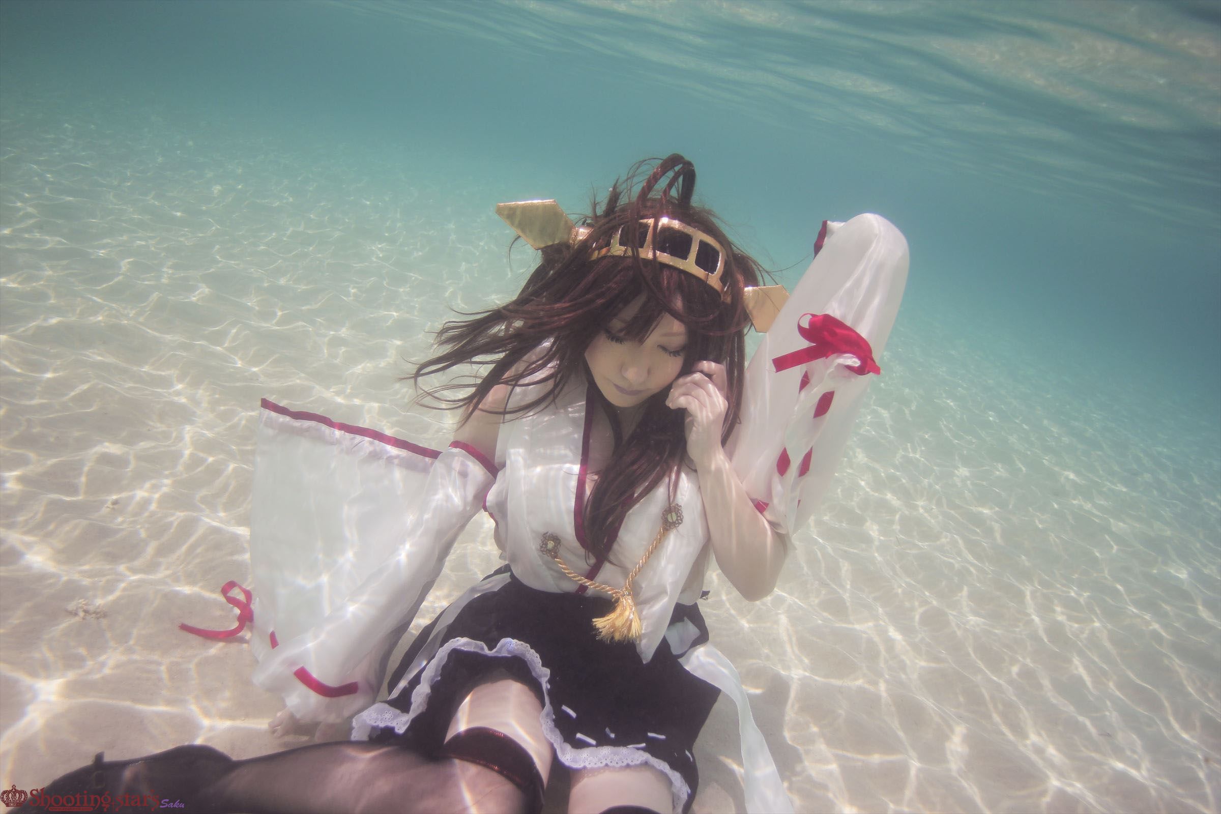 taotuhome[Cospley套图] Sexy Kongou from Kantai Collection under the water 之水下系列第26张