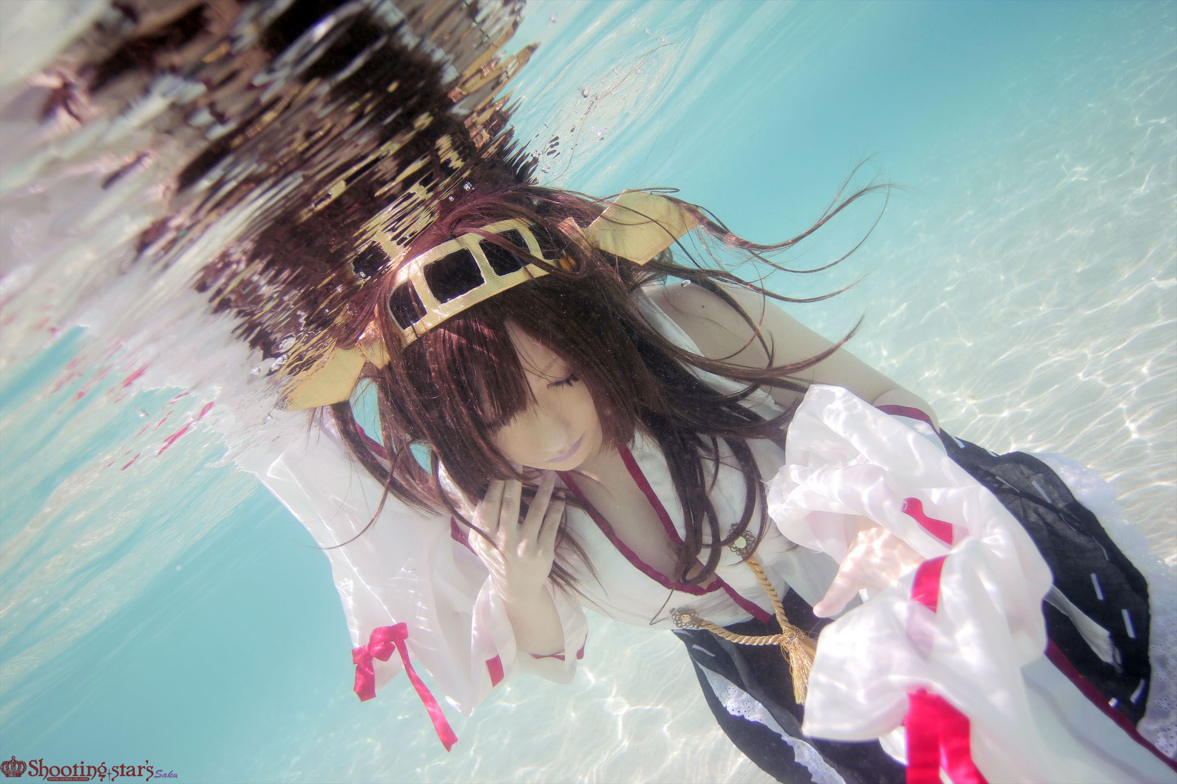 taotuhome[Cospley套图] Sexy Kongou from Kantai Collection under the water 之水下系列第18张