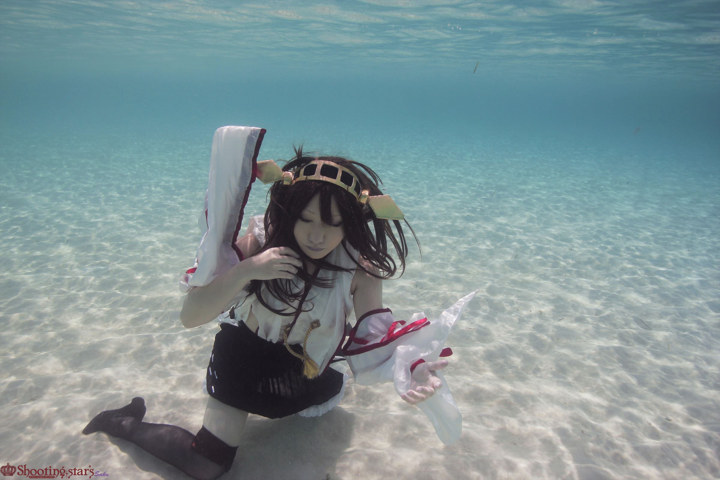 taotuhome[Cospley套图] Sexy Kongou from Kantai Collection under the water 之水下系列第57张