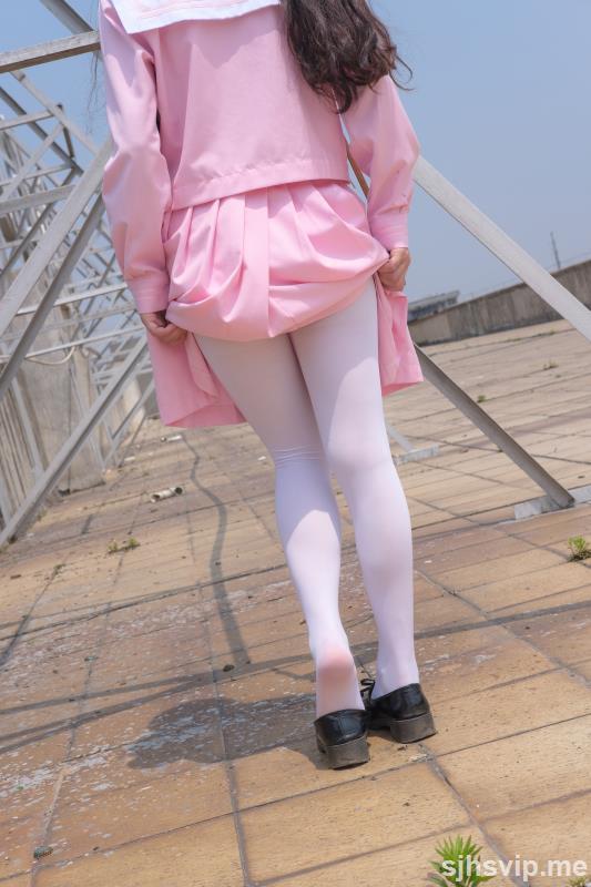 taotuhome[森萝财团] X-026 JK粉色校服白丝 萝莉丝袜写真套图第76张