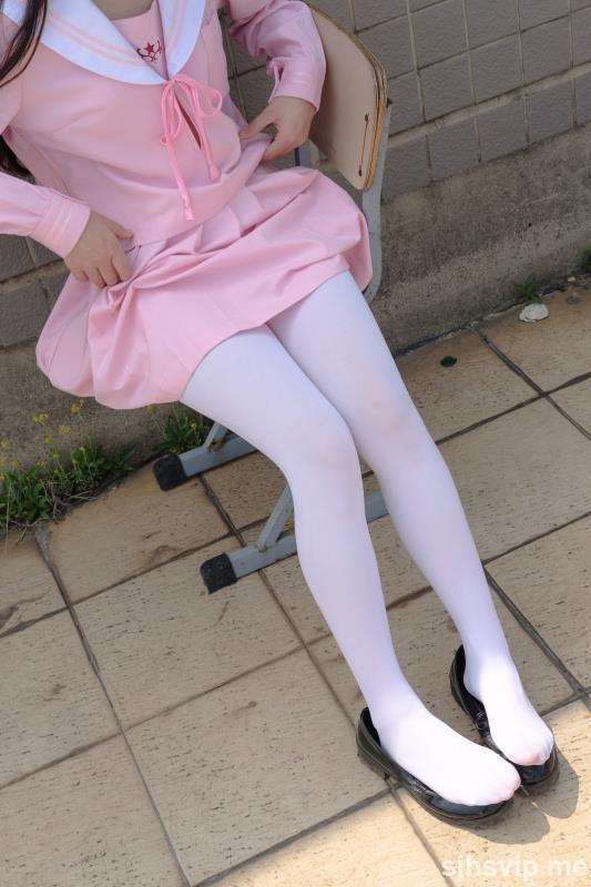 taotuhome[森萝财团] X-026 JK粉色校服白丝 萝莉丝袜写真套图第64张