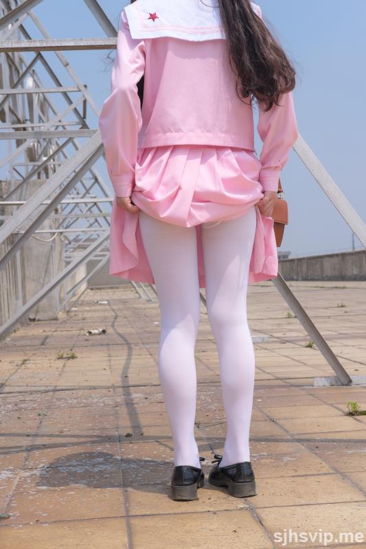 taotuhome[森萝财团] X-026 JK粉色校服白丝 萝莉丝袜写真套图第75张