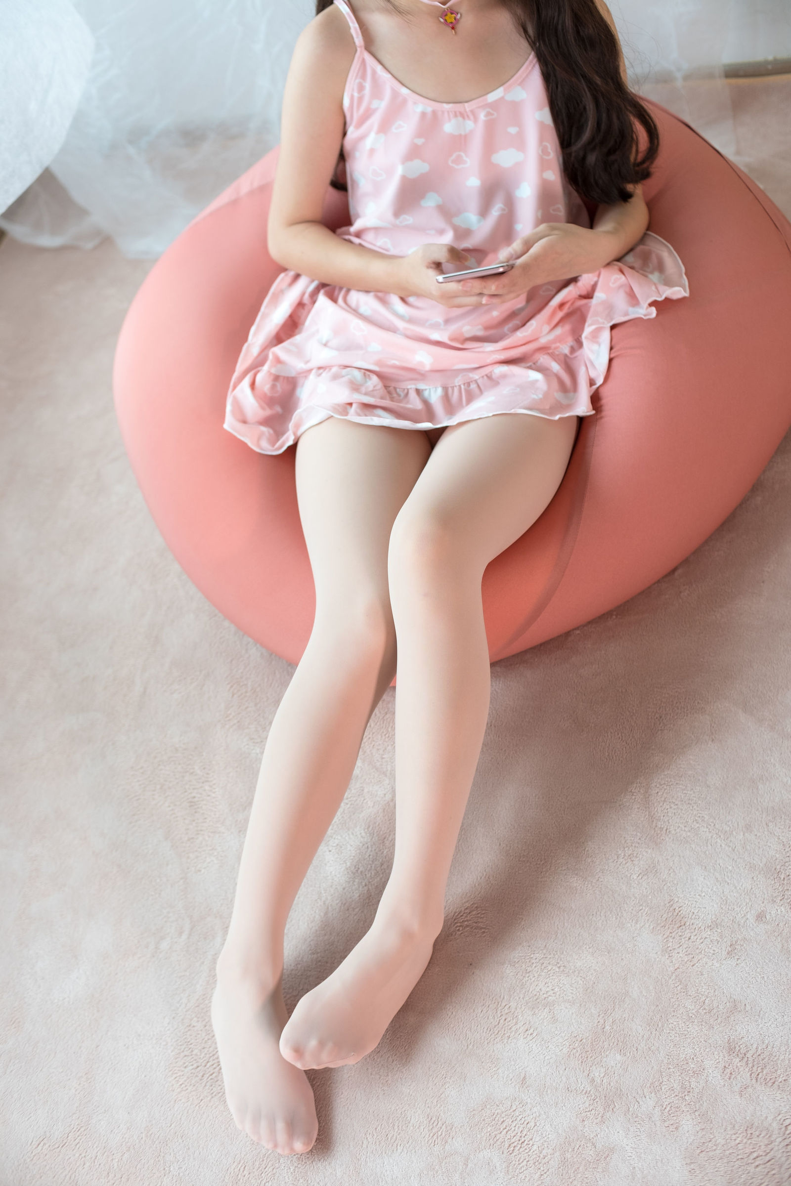 taotuhome[森萝财团] X-039 粉红小可爱的肉丝 萝莉丝袜写真套图第45张