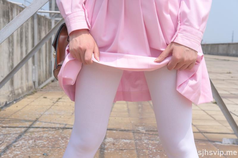 taotuhome[森萝财团] X-026 JK粉色校服白丝 萝莉丝袜写真套图第72张