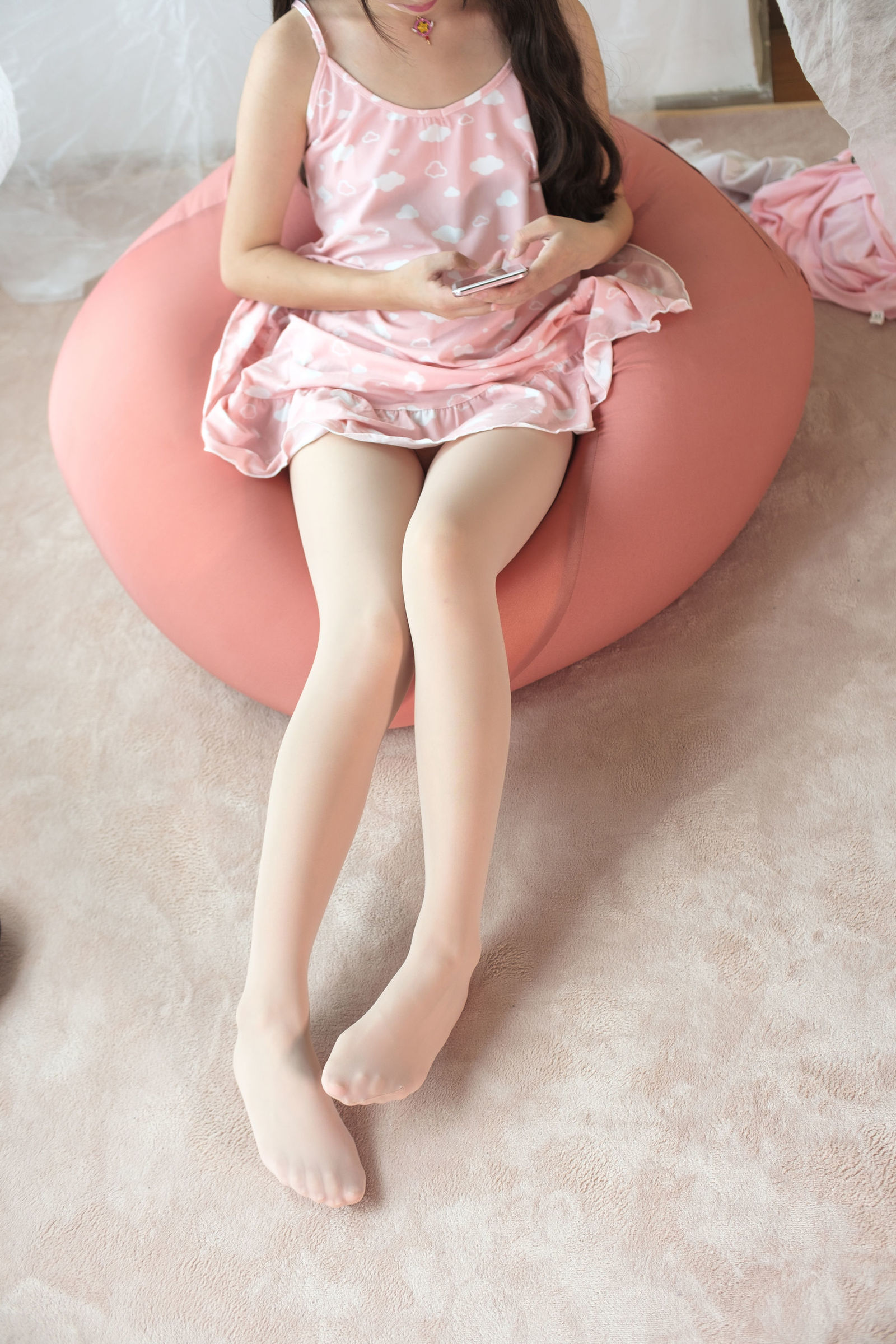 taotuhome[森萝财团] X-039 粉红小可爱的肉丝 萝莉丝袜写真套图第23张