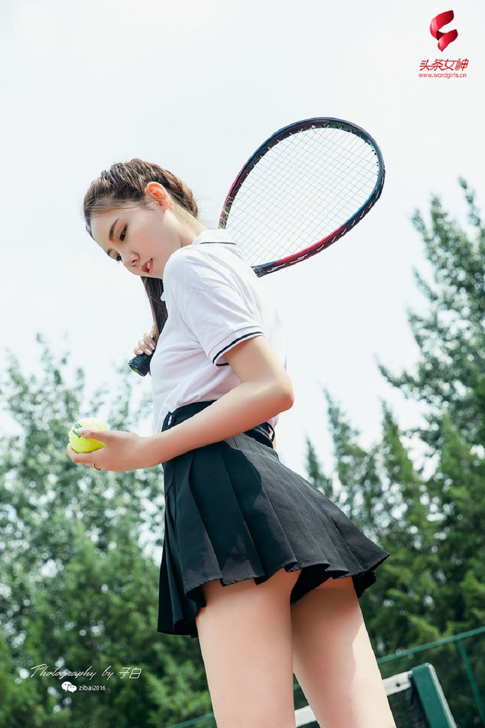 [TouTiao头条女神] 莎伦 - 我是网球美少女[22P]
