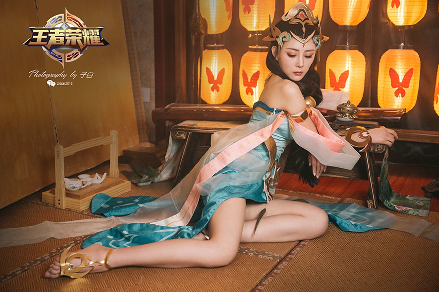 taotuhome[wordgirls头条女神] 莫晓希 - 王者荣耀杨玉环COS 写真套图第5张