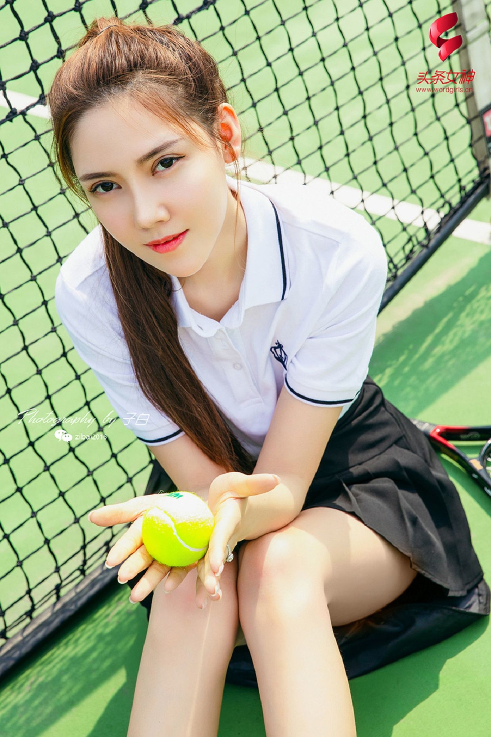 [TouTiao头条女神] 莎伦 - 我是网球美少女[22P]