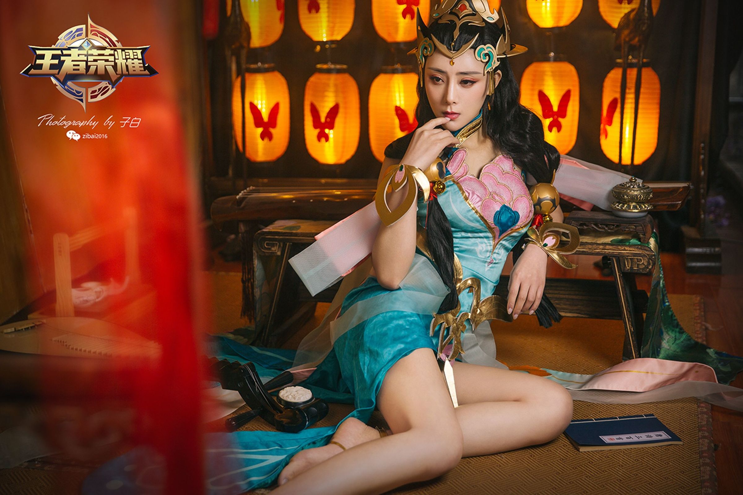 taotuhome[wordgirls头条女神] 莫晓希 - 王者荣耀杨玉环COS 写真套图第4张