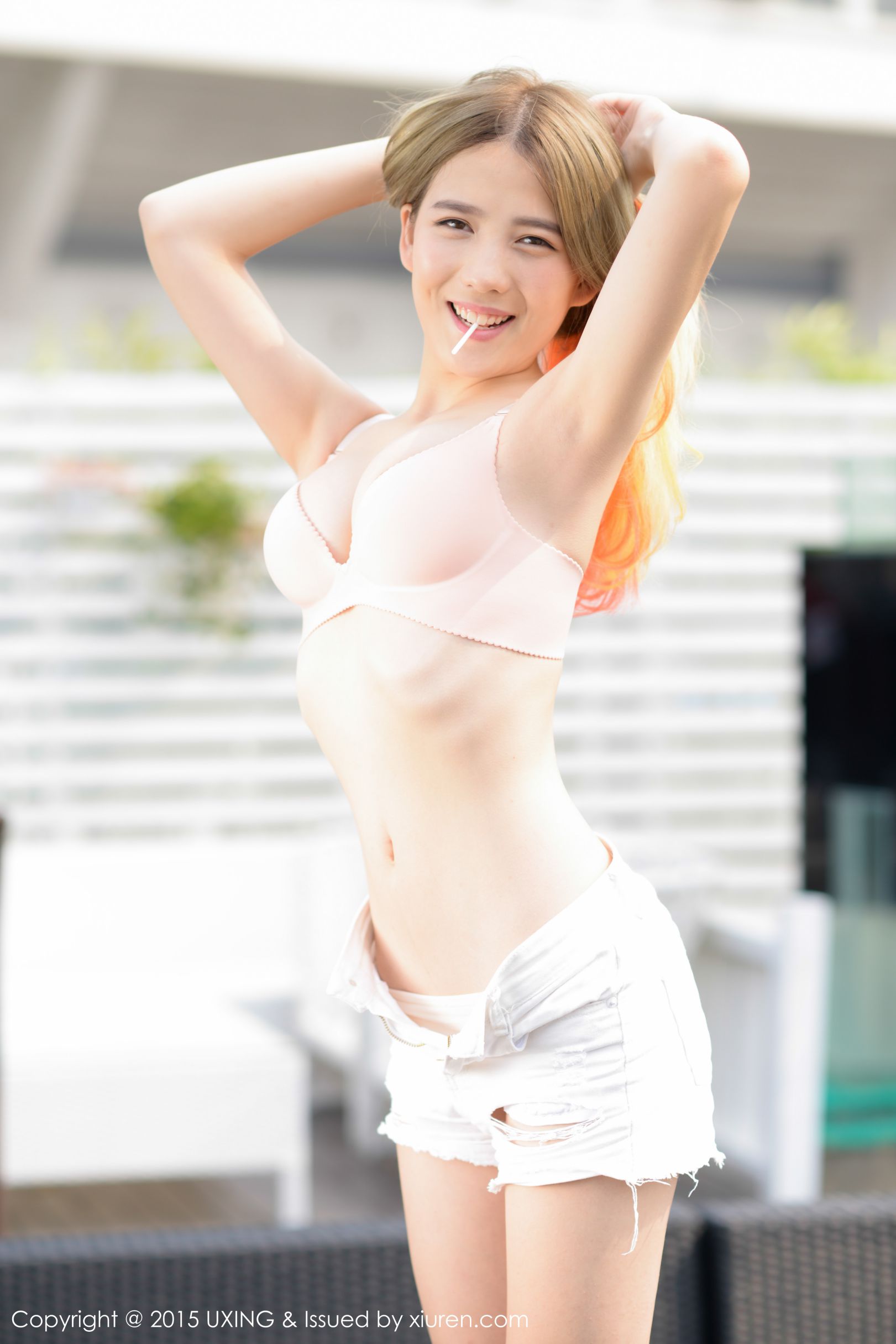 taotuhome[UXING优星馆套图] VOL.028 懒桃子 阳光美女写真第4张