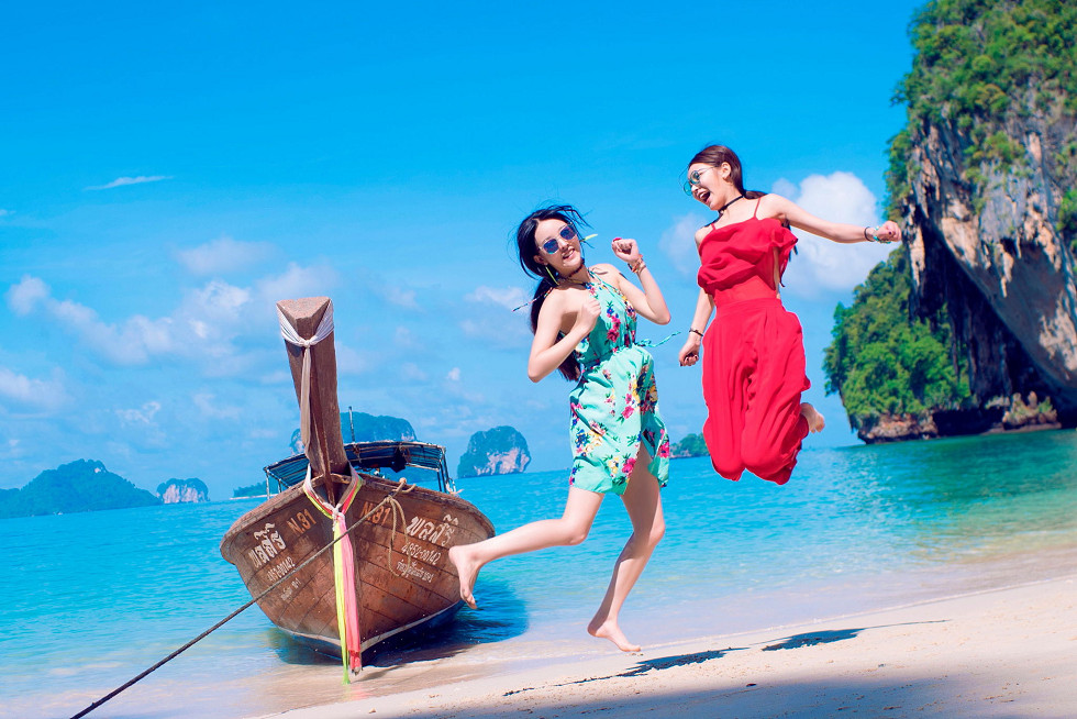 Rayshen摄影作品之泰国甲米旅行海滩边靓丽美模性感比基尼写真34P