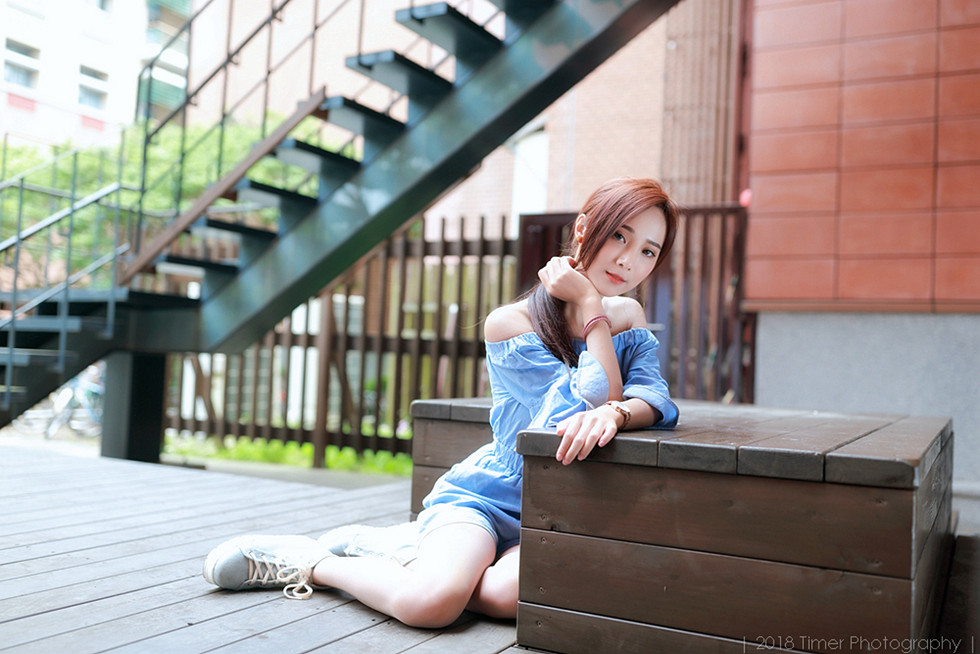 台湾嫩模美女雨玄台大外拍清爽迷人写真87P