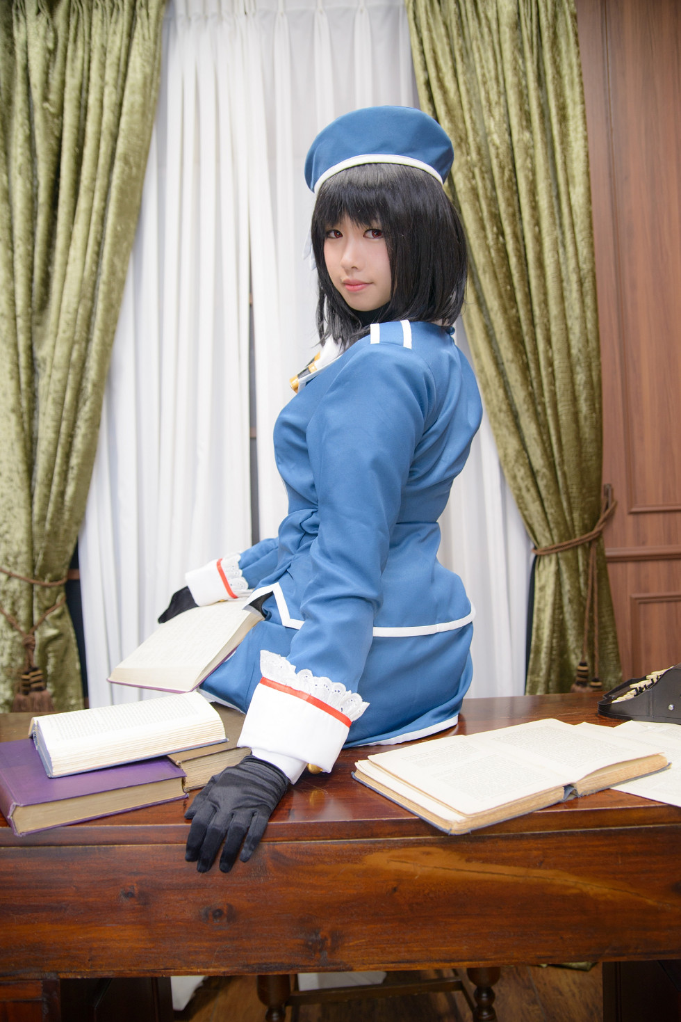 [Cosplay精选]COS正片《重巡高雄》图集美少女性感内衣写真150P