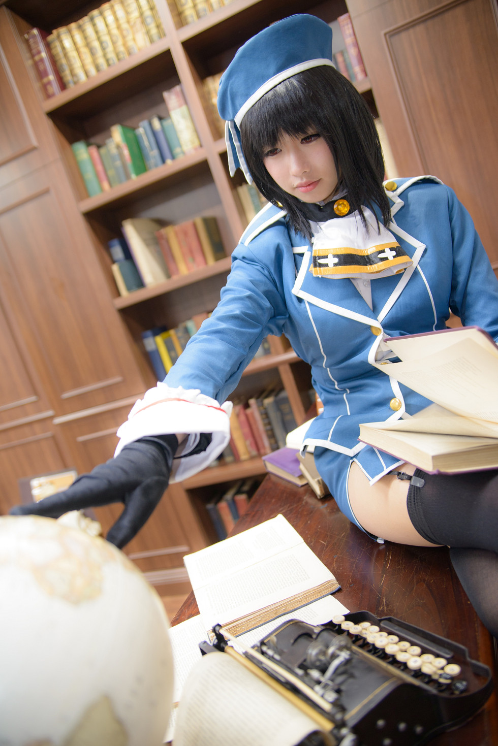 [Cosplay精选]COS正片《重巡高雄》图集美少女性感内衣写真150P