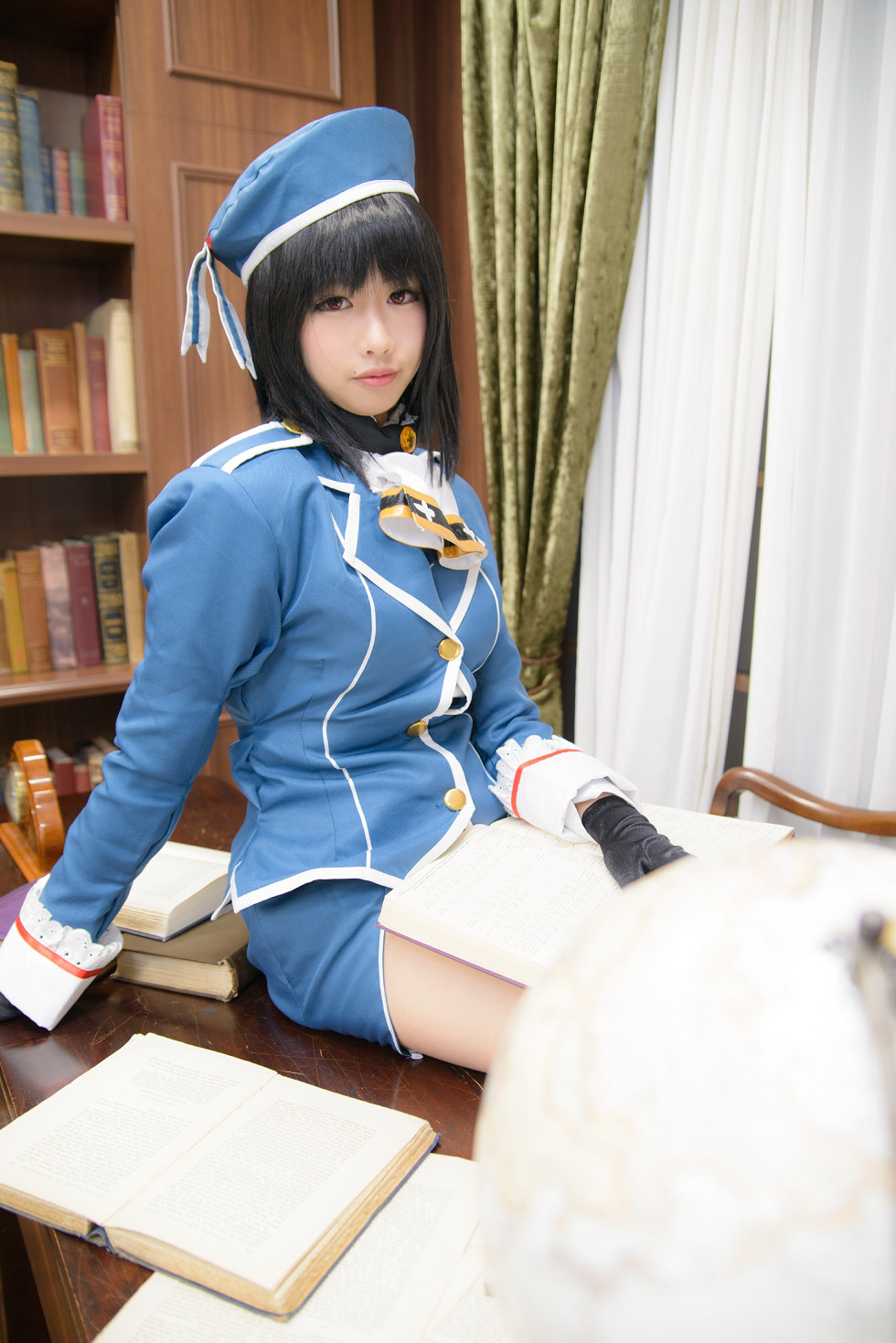 [Cosplay精选]COS正片《重巡高雄》图集美少女性感内衣写真150P