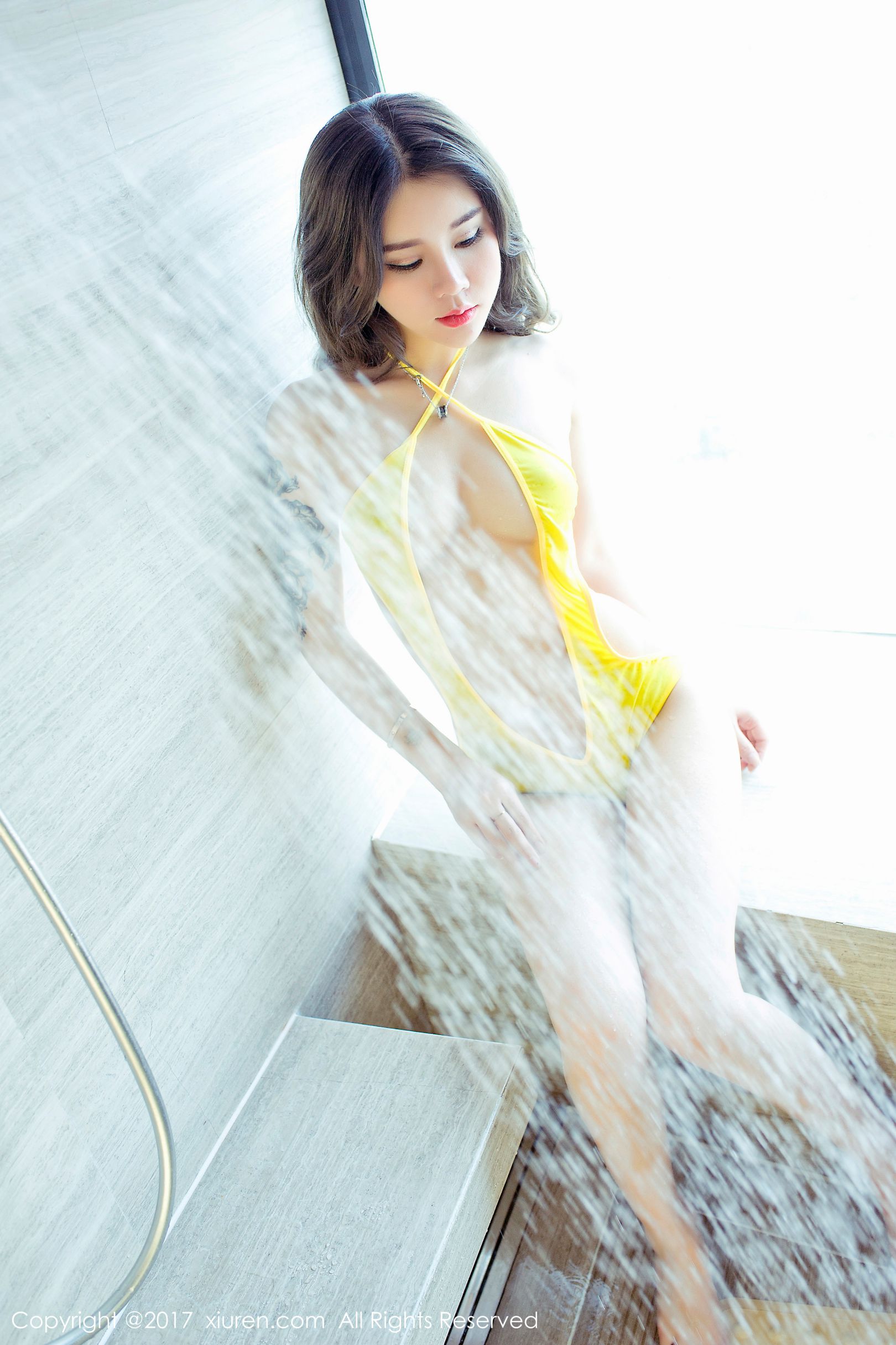 taotuhome[XiuRen秀人网] No.763 爱丽莎Lisa - 旗袍诱惑+浴室性感系列第56张